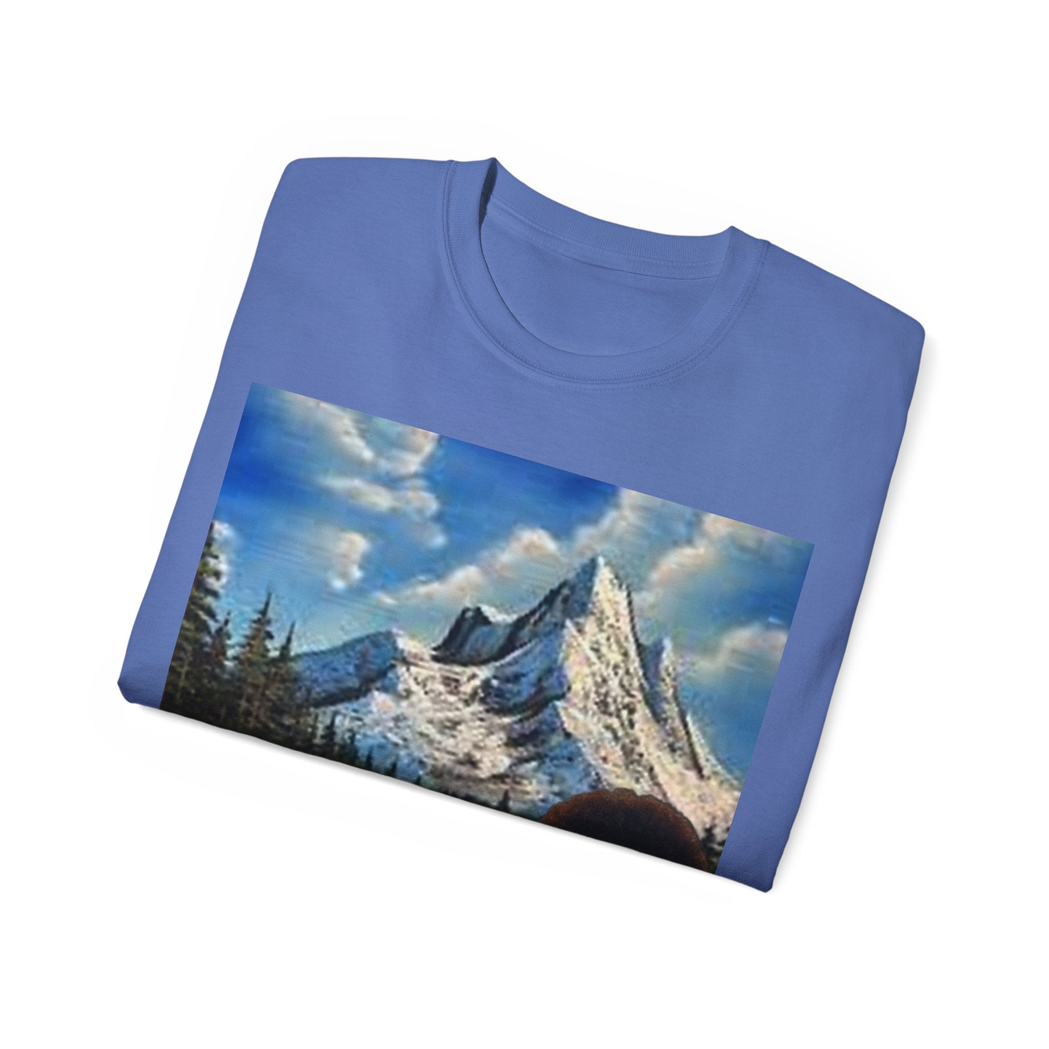 Bob Ross inspired 'little squirrel' Unisex Ultra Cotton Tee