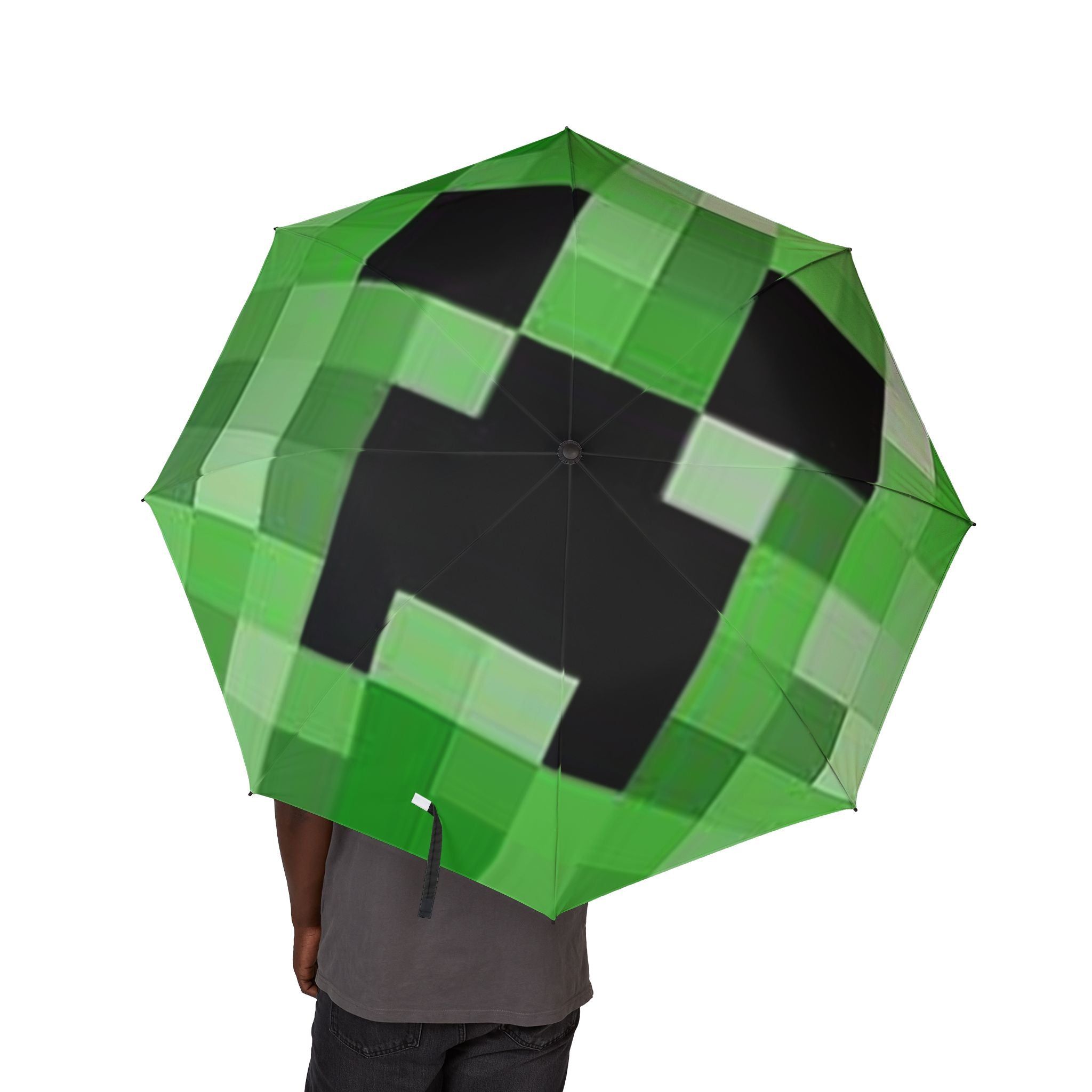Umbrella Halloween Minecraft Creeper Inspired
