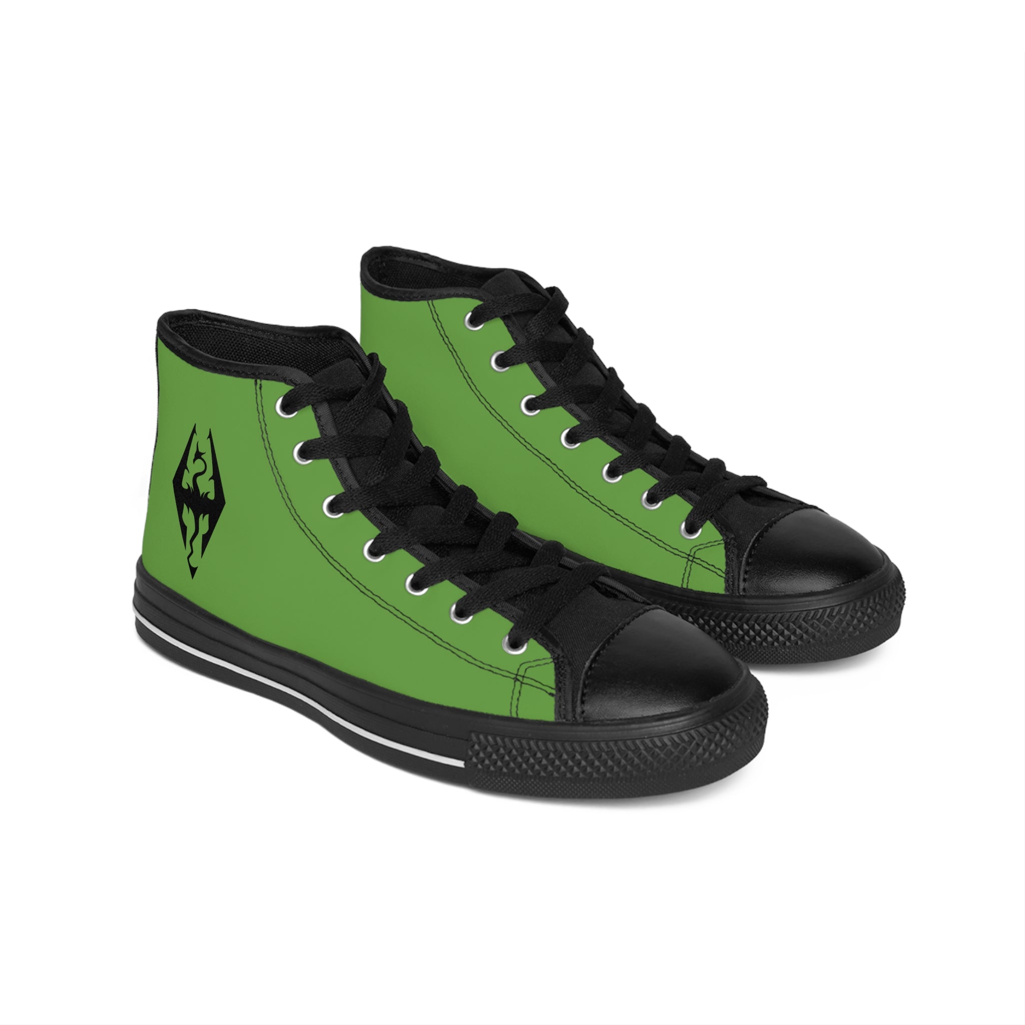 Dragonborn Women's Classic Sneakers (Green)