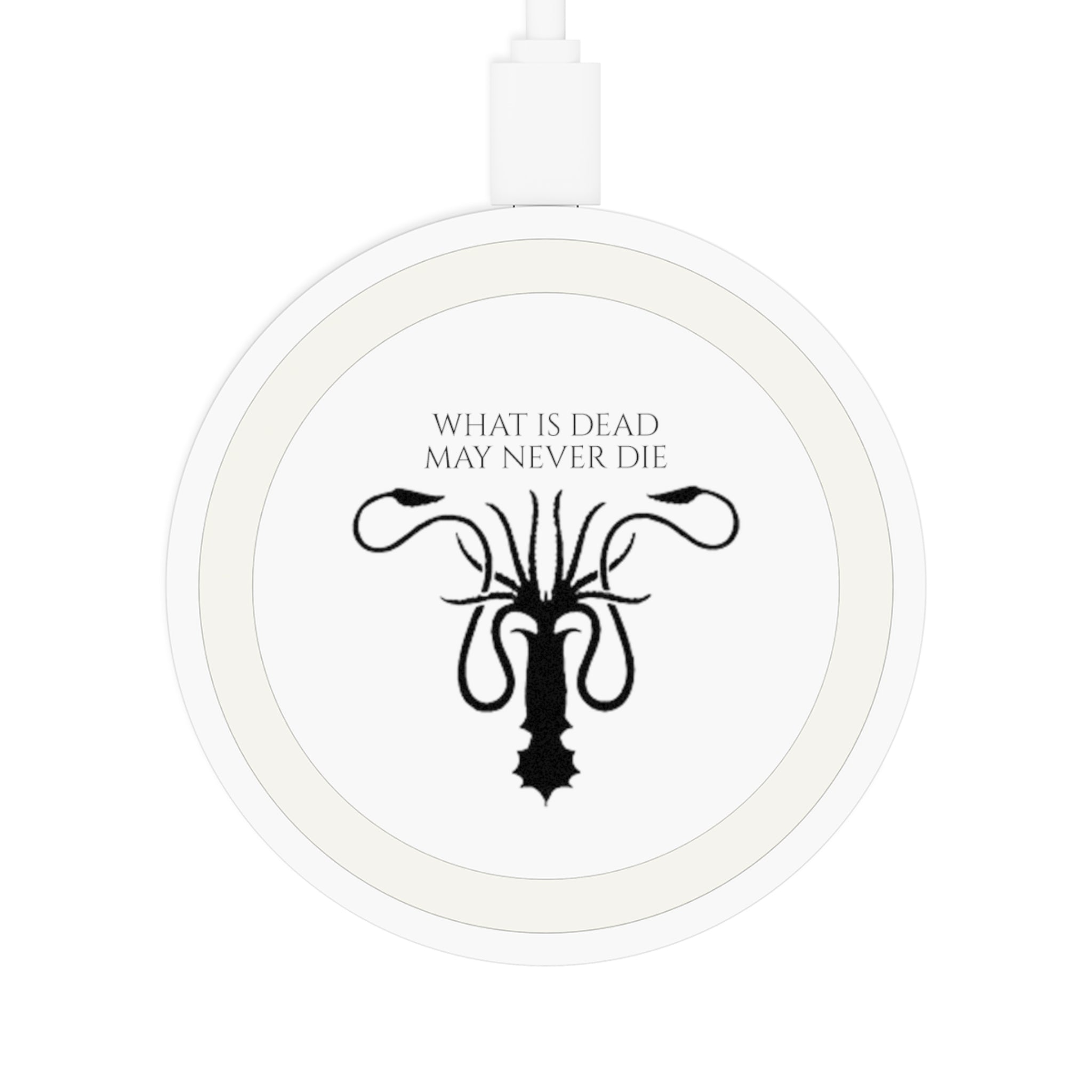 Game of Thrones inspired House Greyjoy 'What is dead may never die' Quake Wireless Charging Pad