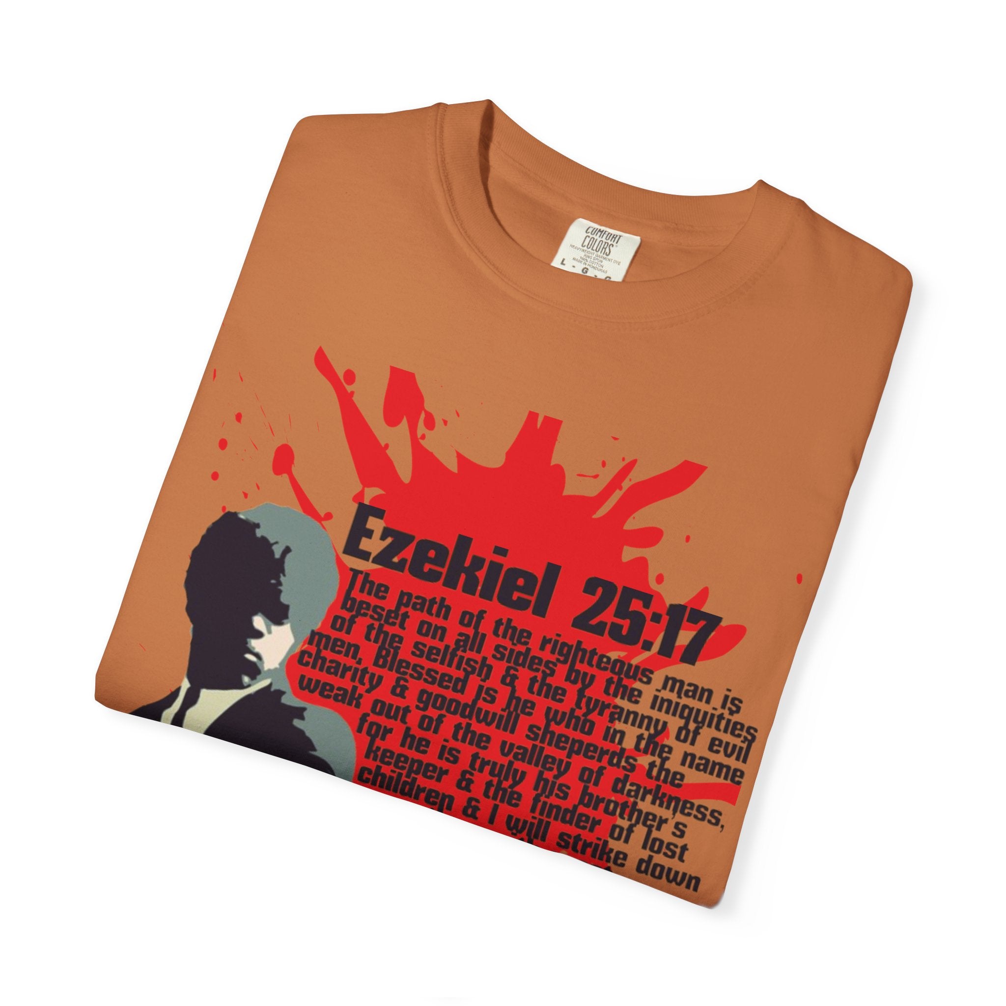 Pulp Fiction inspired Ezekiel 25:17 Unisex Garment-Dyed T-shirt