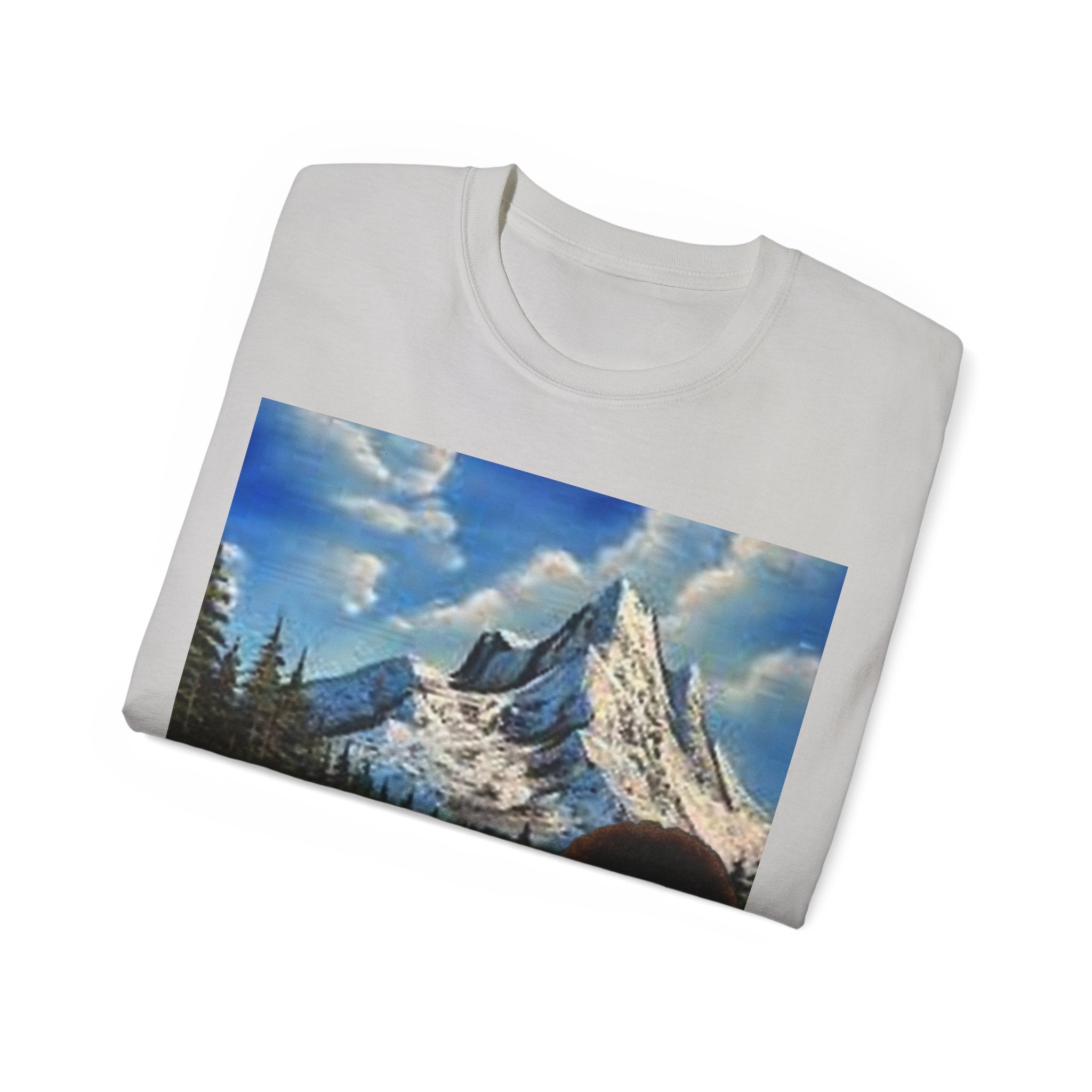 Bob Ross inspired 'little squirrel' Unisex Ultra Cotton Tee