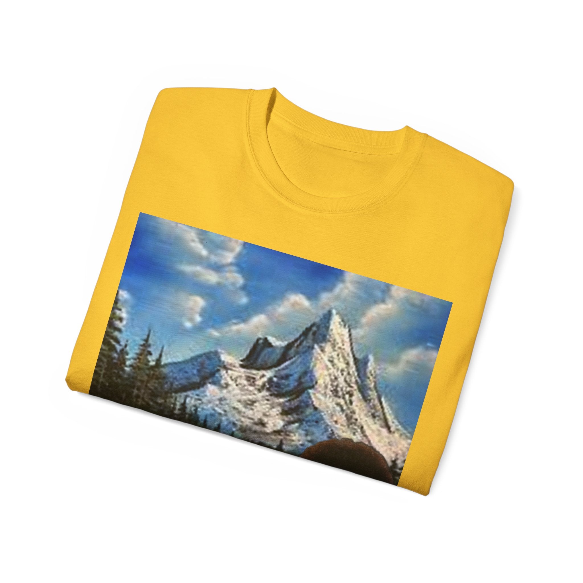 Bob Ross inspired 'little squirrel' Unisex Ultra Cotton Tee
