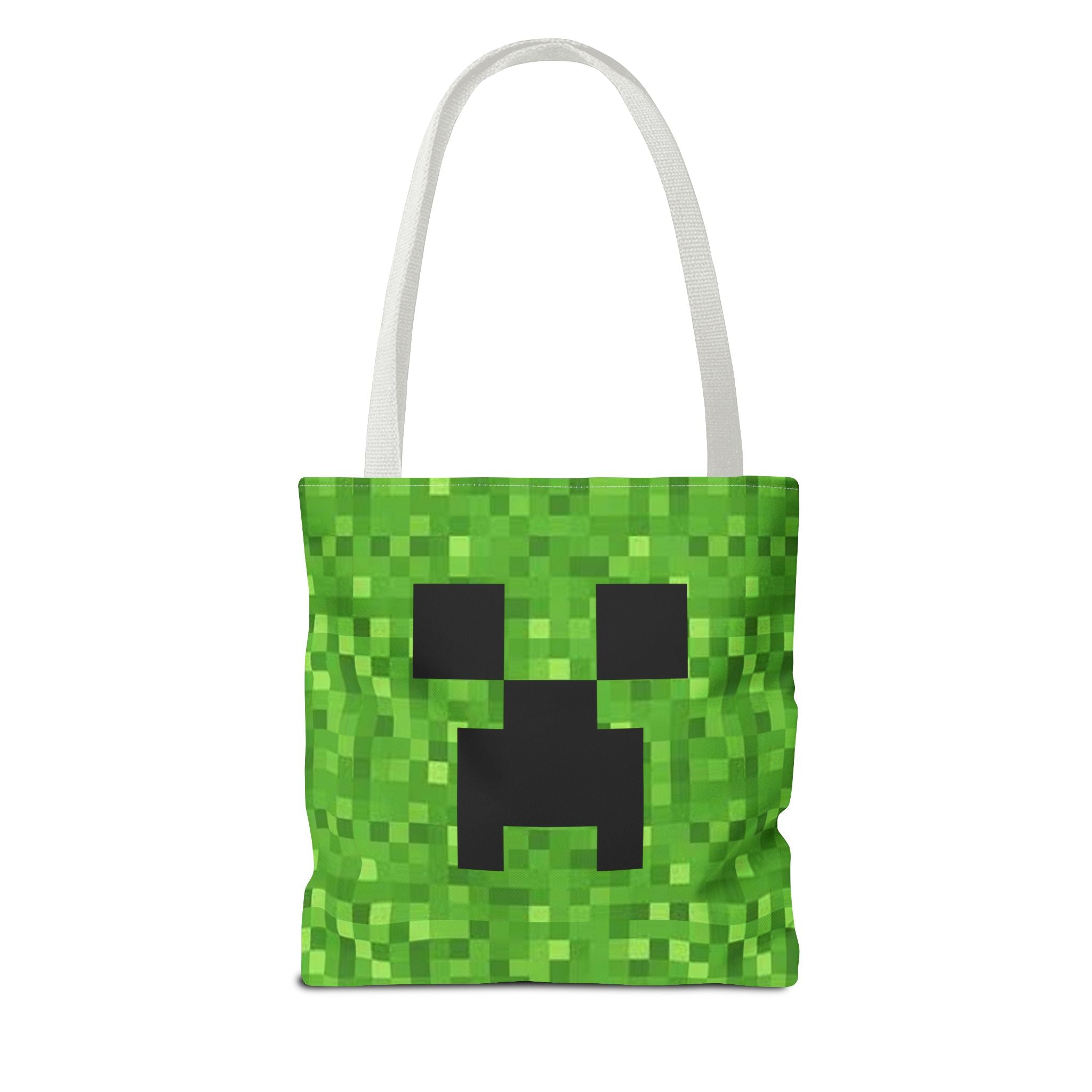 Minecraft Creeper inspired Tote Bag (AOP) Perfect for  Halloween