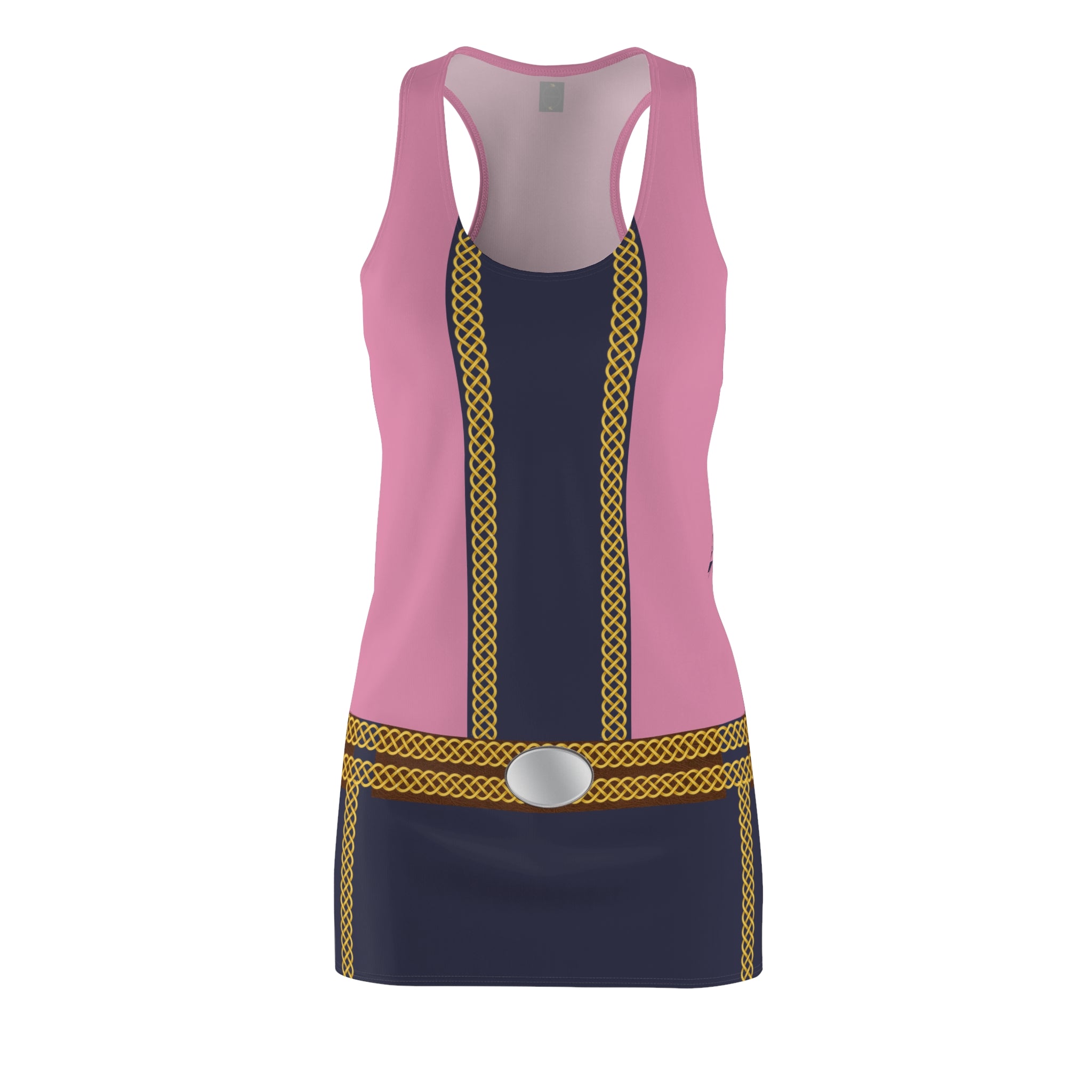 Fabled Fashion Elizabeth Liones Seven Deadly Sins inspired Women's Cut & Sew Racerback Dress (AOP)