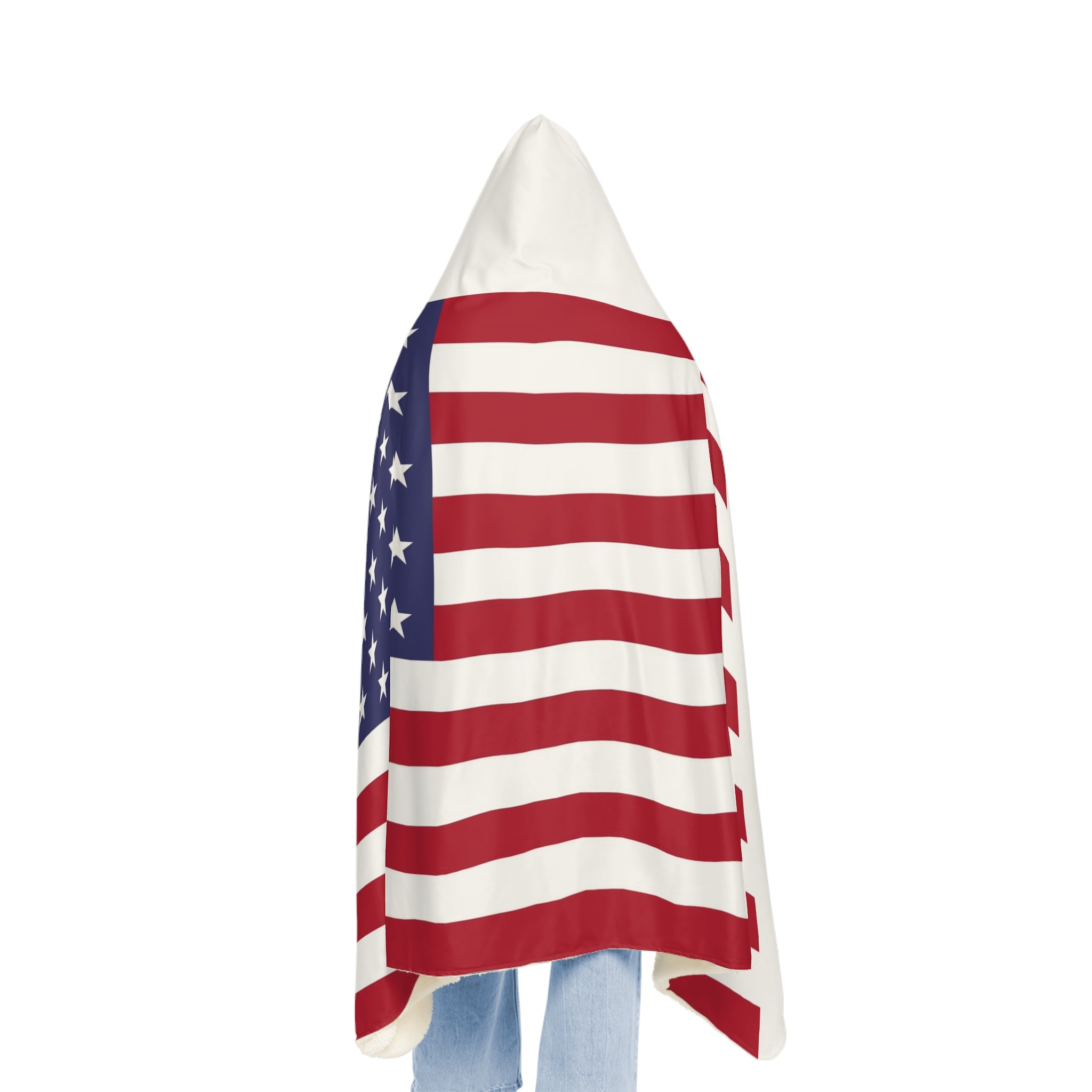 USA flag Snuggle Blanket