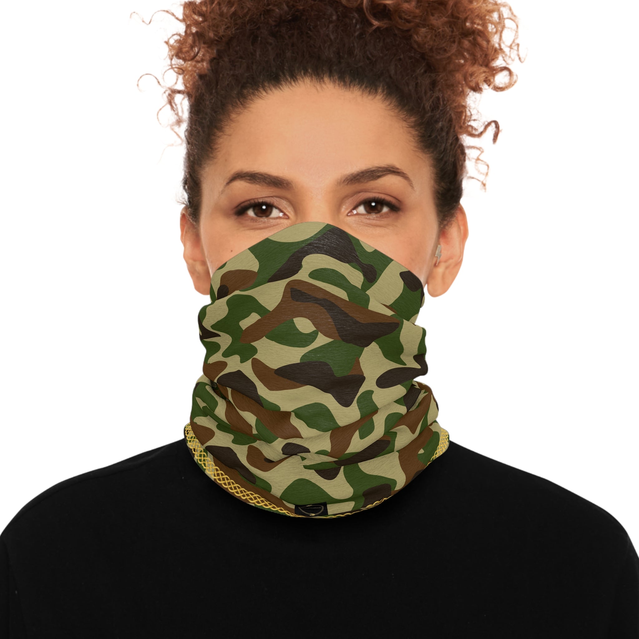 Fabled Fashion Camo Print Tube Scarf