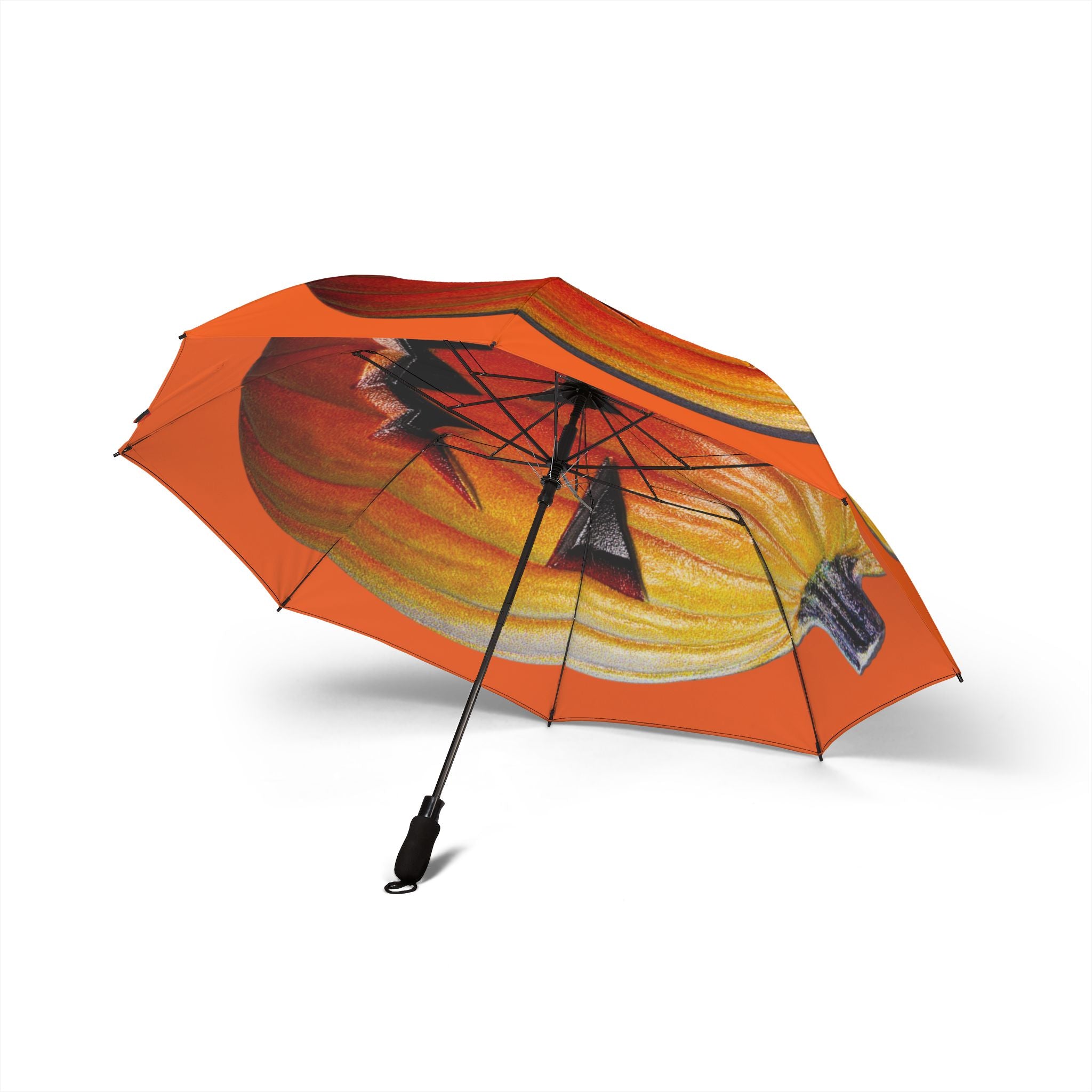 Halloween Umbrella with Jack O Lantern Design