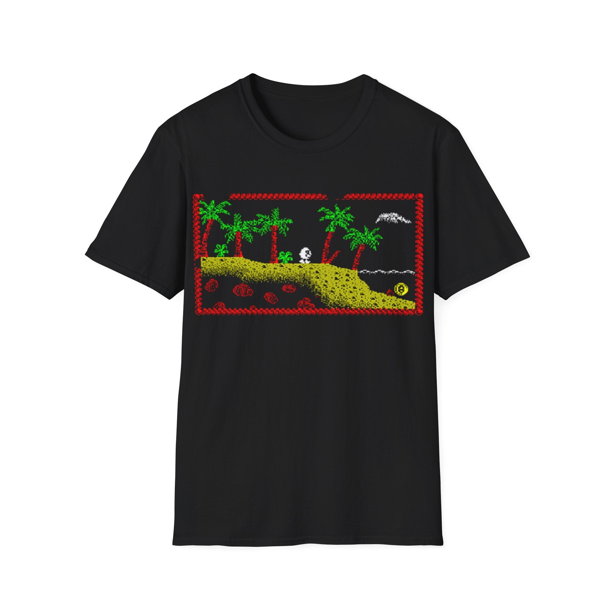 Dizzy Egg Retro Unisex Softstyle T-Shirt