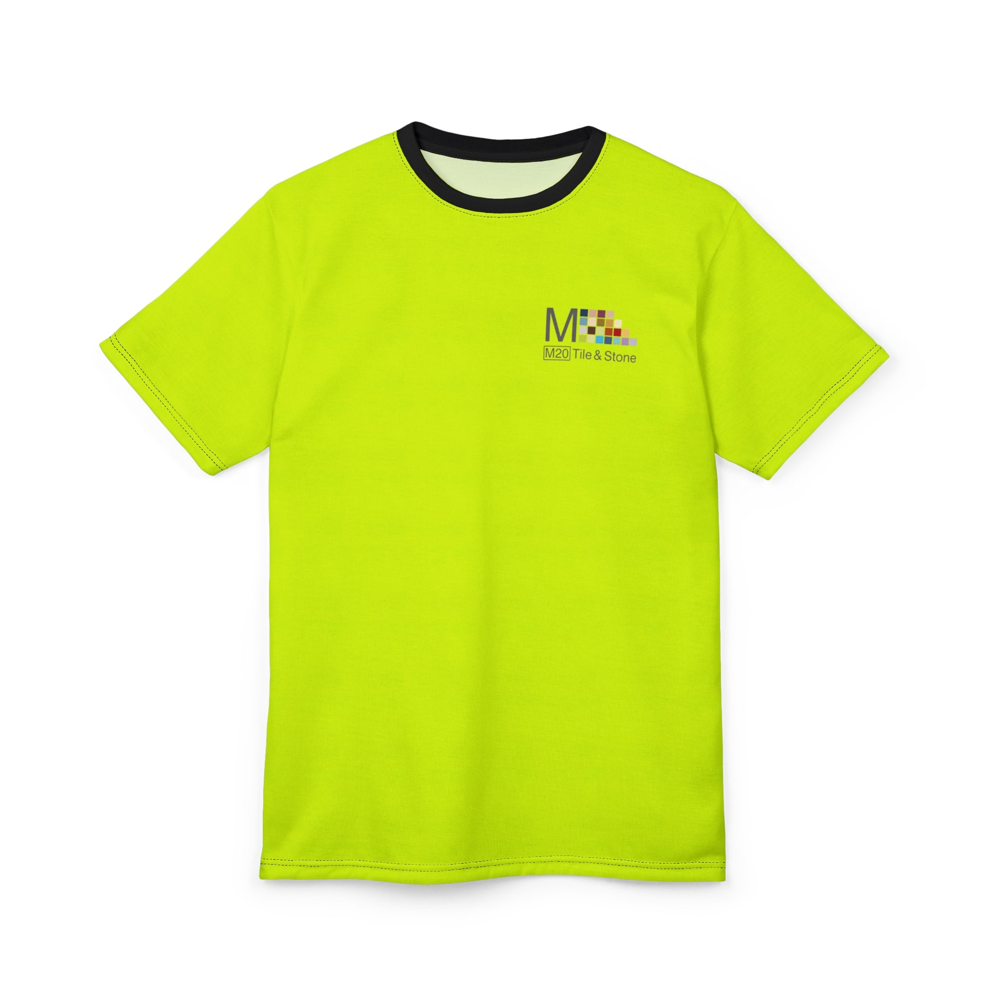 Contractor HI VIS T-shirt (Fully customisable) Unisex Cut & Sew Tee (AOP)