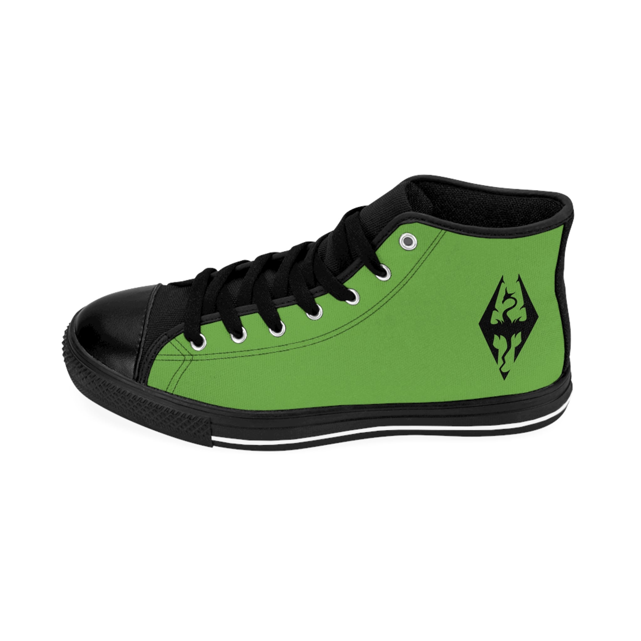 Dragonborn Men's Classic Sneakers (Green)