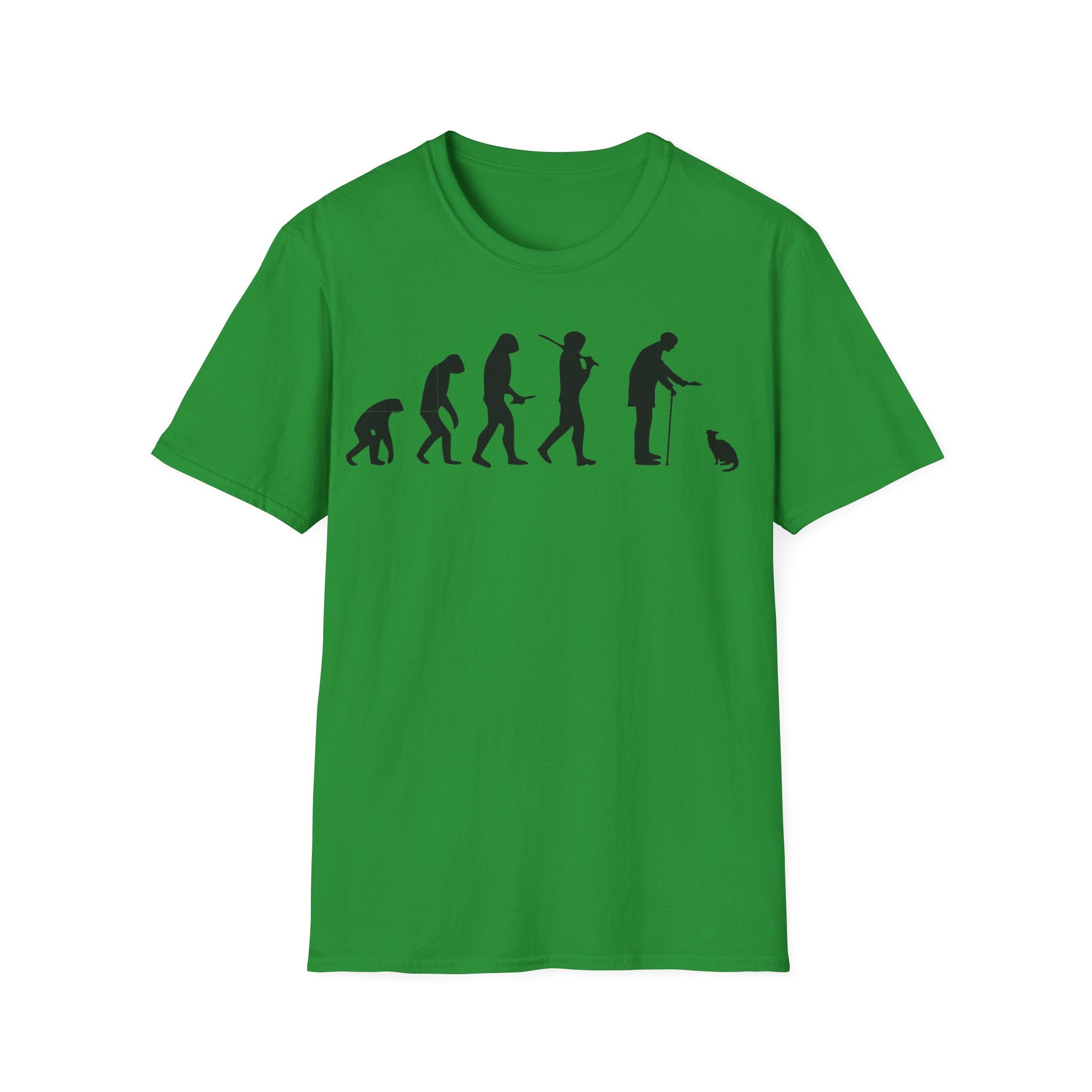 Cat Lover evolution Unisex Softstyle T-Shirt