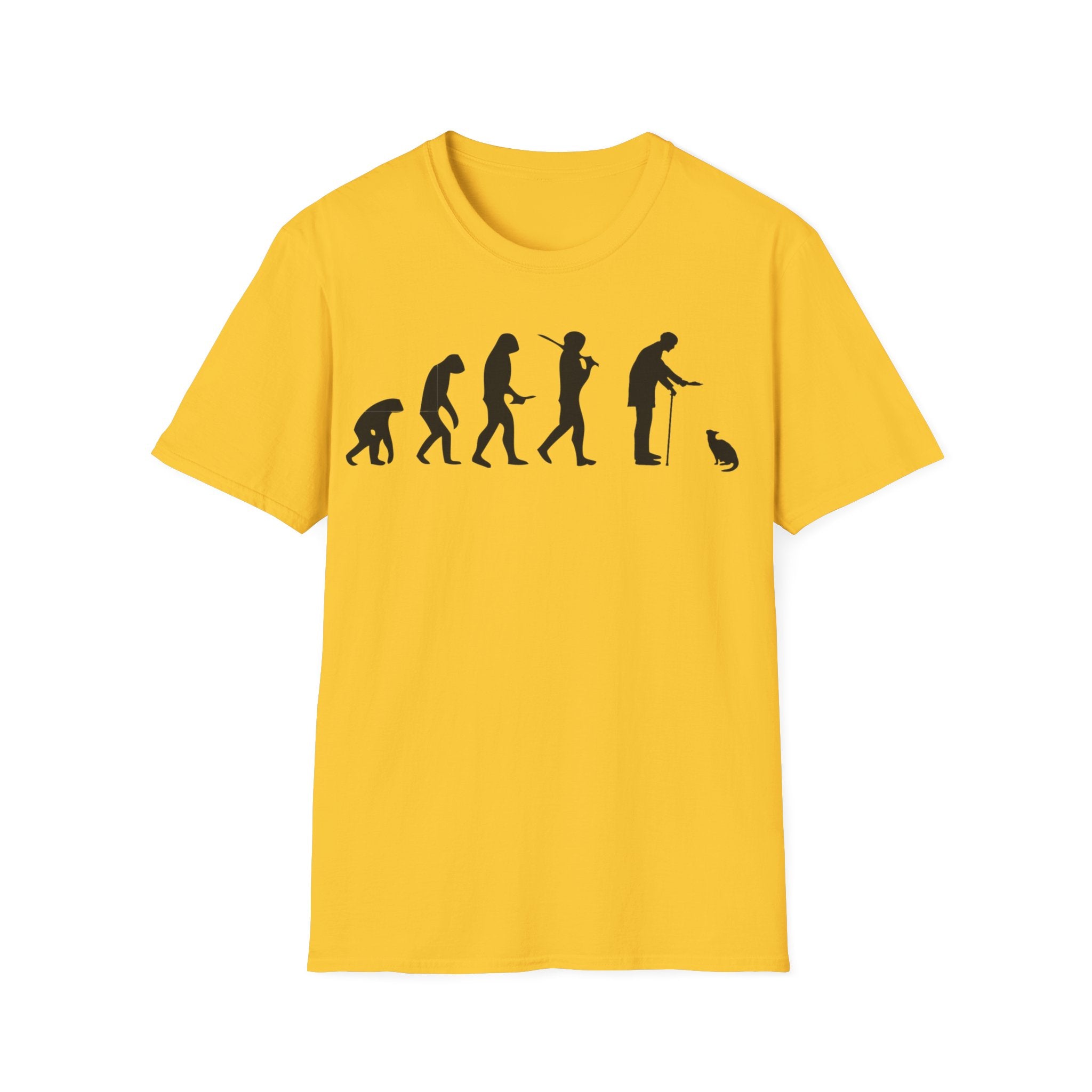 Cat Lover evolution Unisex Softstyle T-Shirt