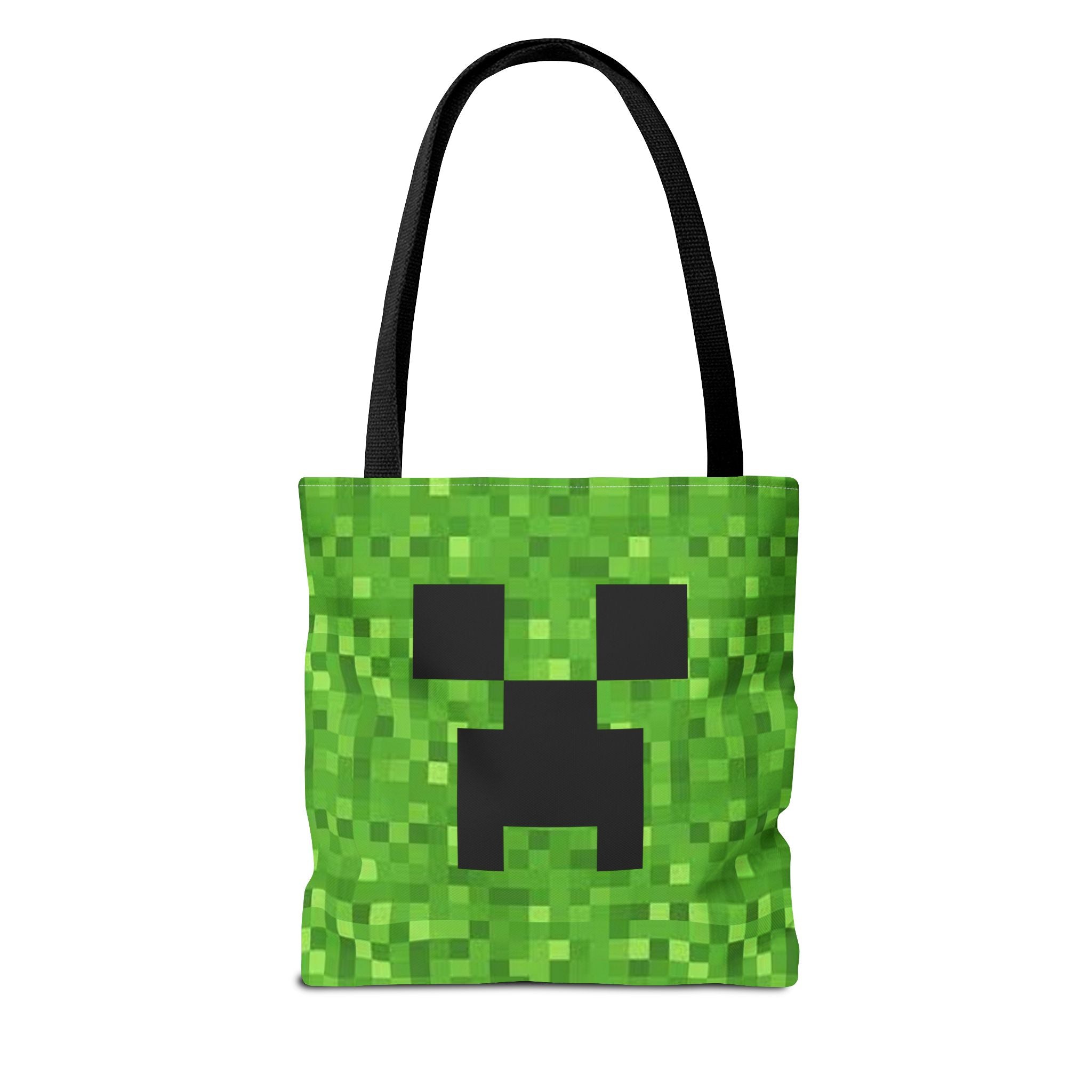 Minecraft Creeper inspired Tote Bag (AOP) Perfect for  Halloween