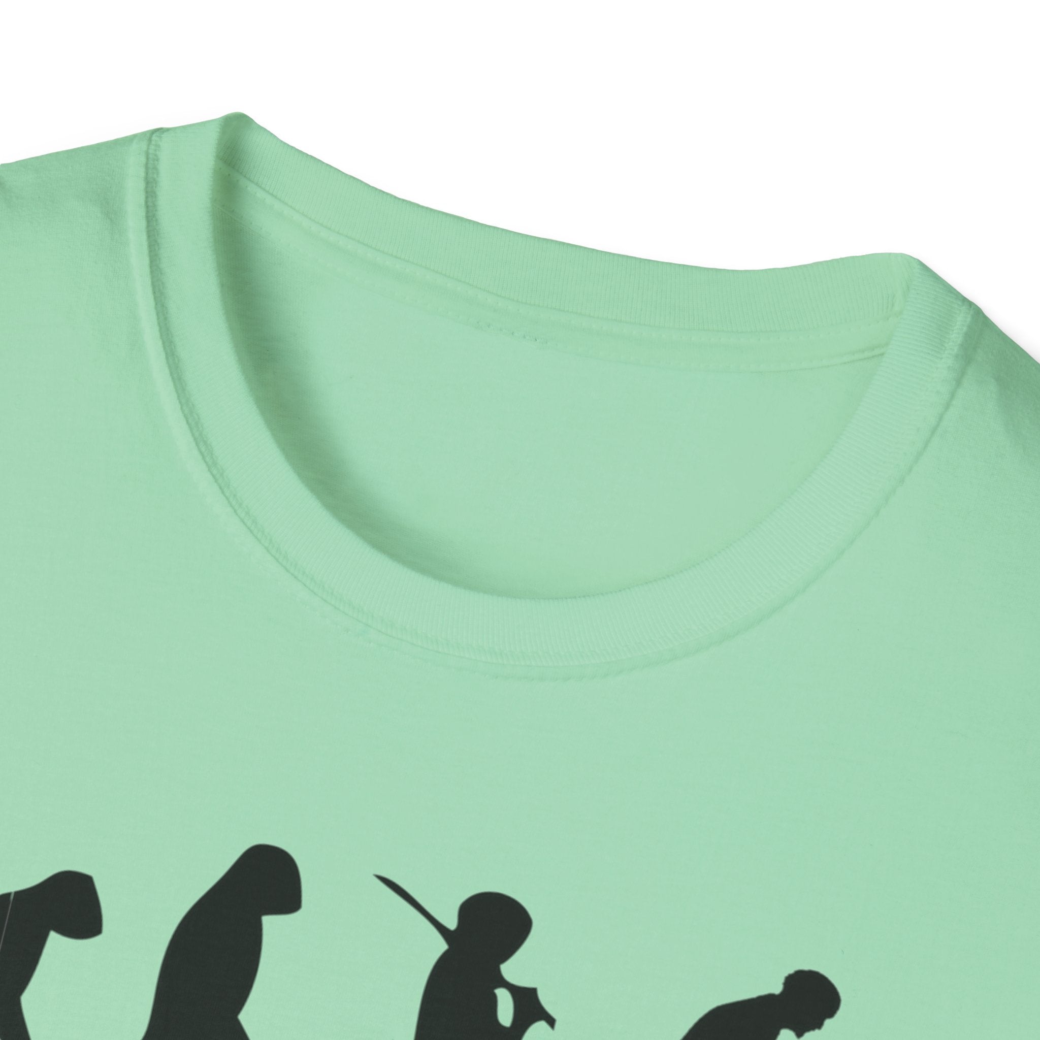 Cat Lover evolution Unisex Softstyle T-Shirt