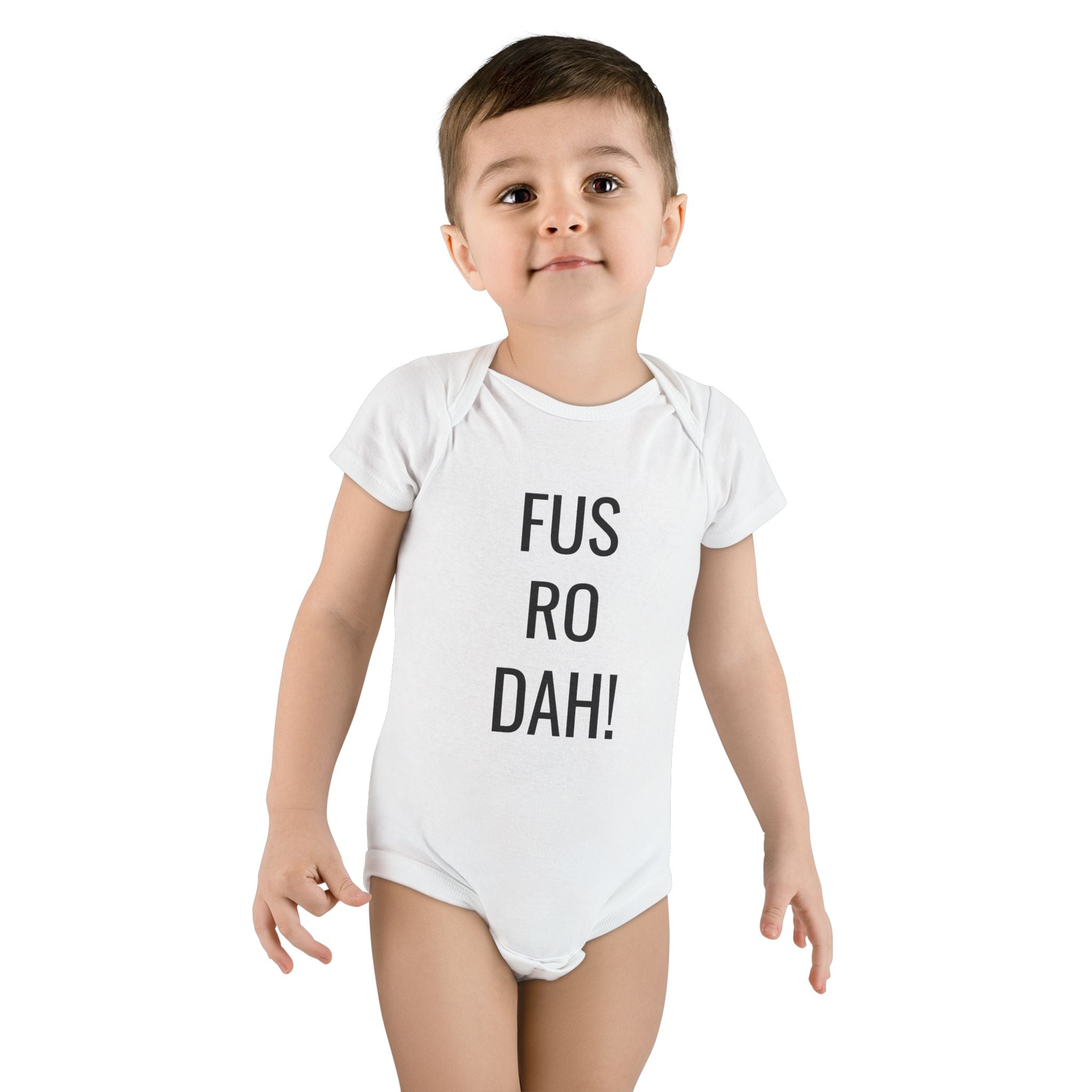 Dragonborn 'FUS RO DAH!'  Onesie® Organic Baby Bodysuit