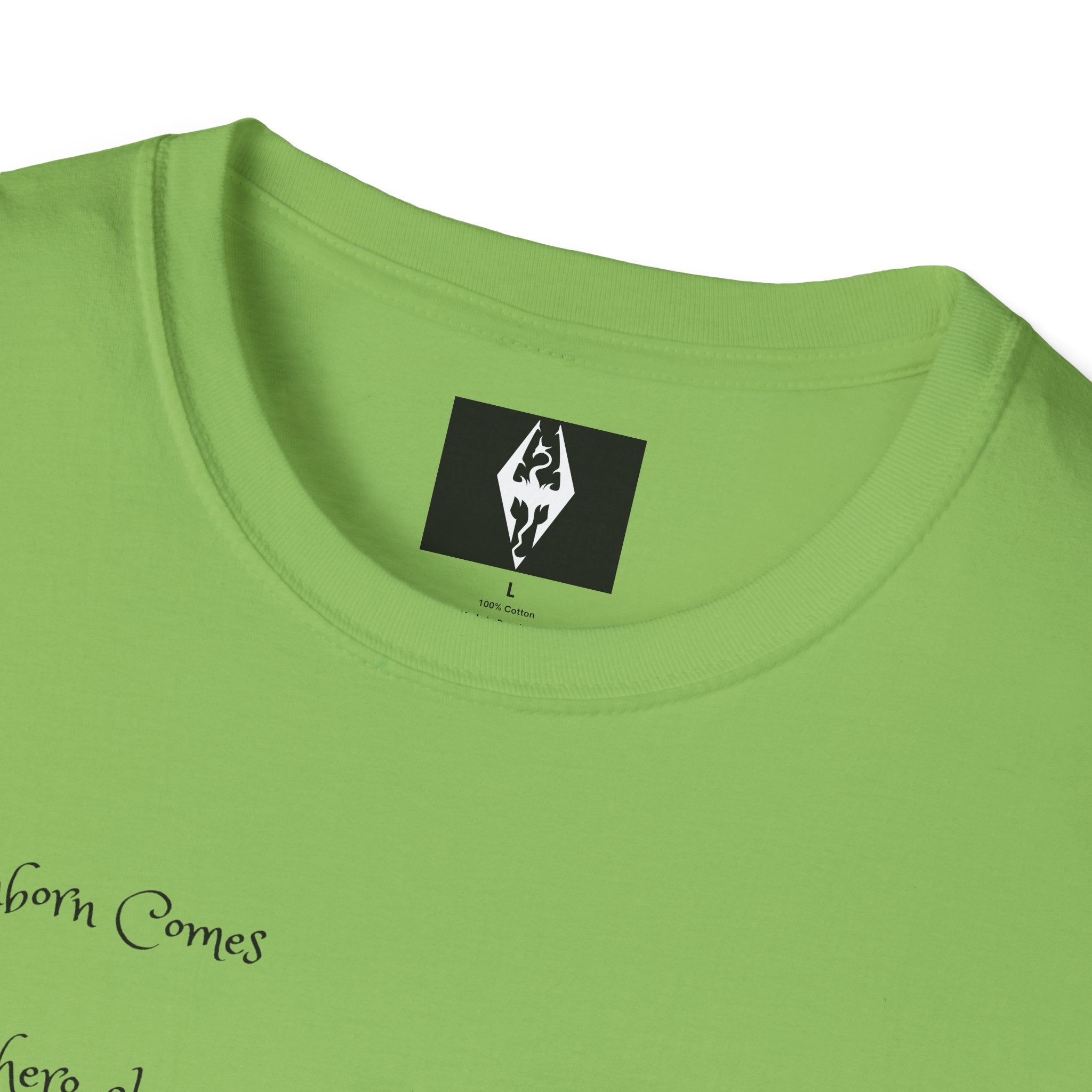 'The Dragonborn comes' Unisex Softstyle T-Shirt