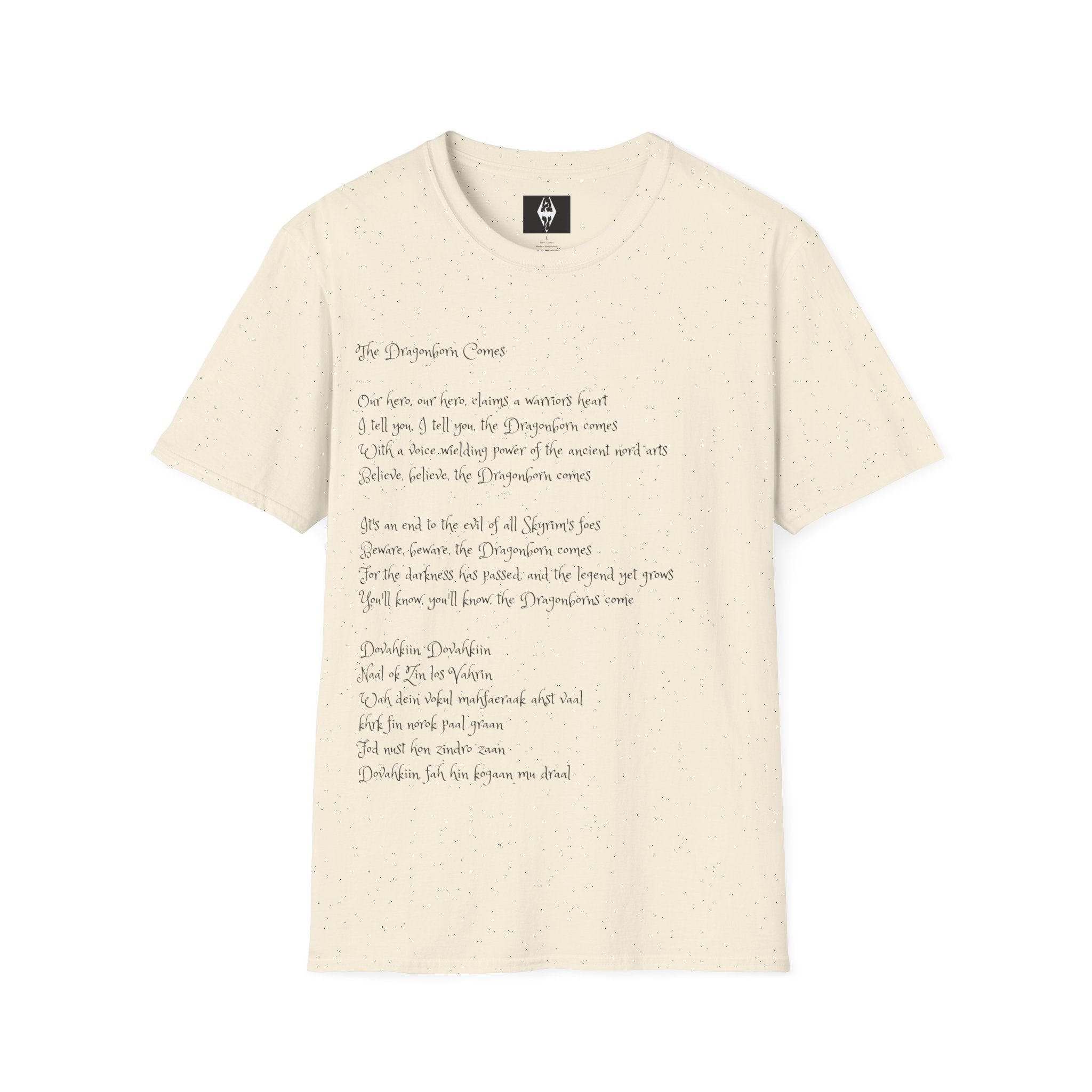 'The Dragonborn comes' Unisex Softstyle T-Shirt