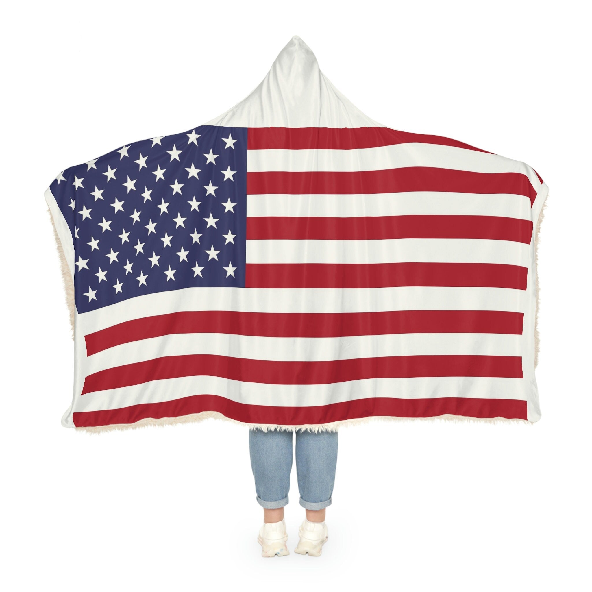 USA flag Snuggle Blanket