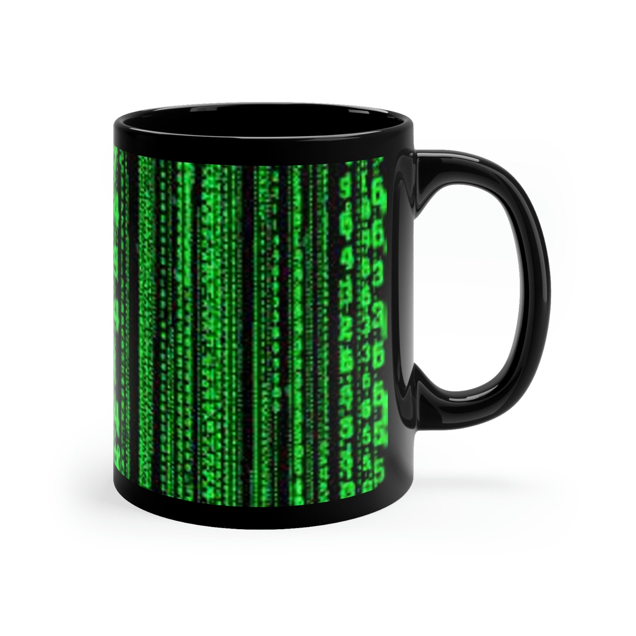 Matrix code 11oz Black Mug