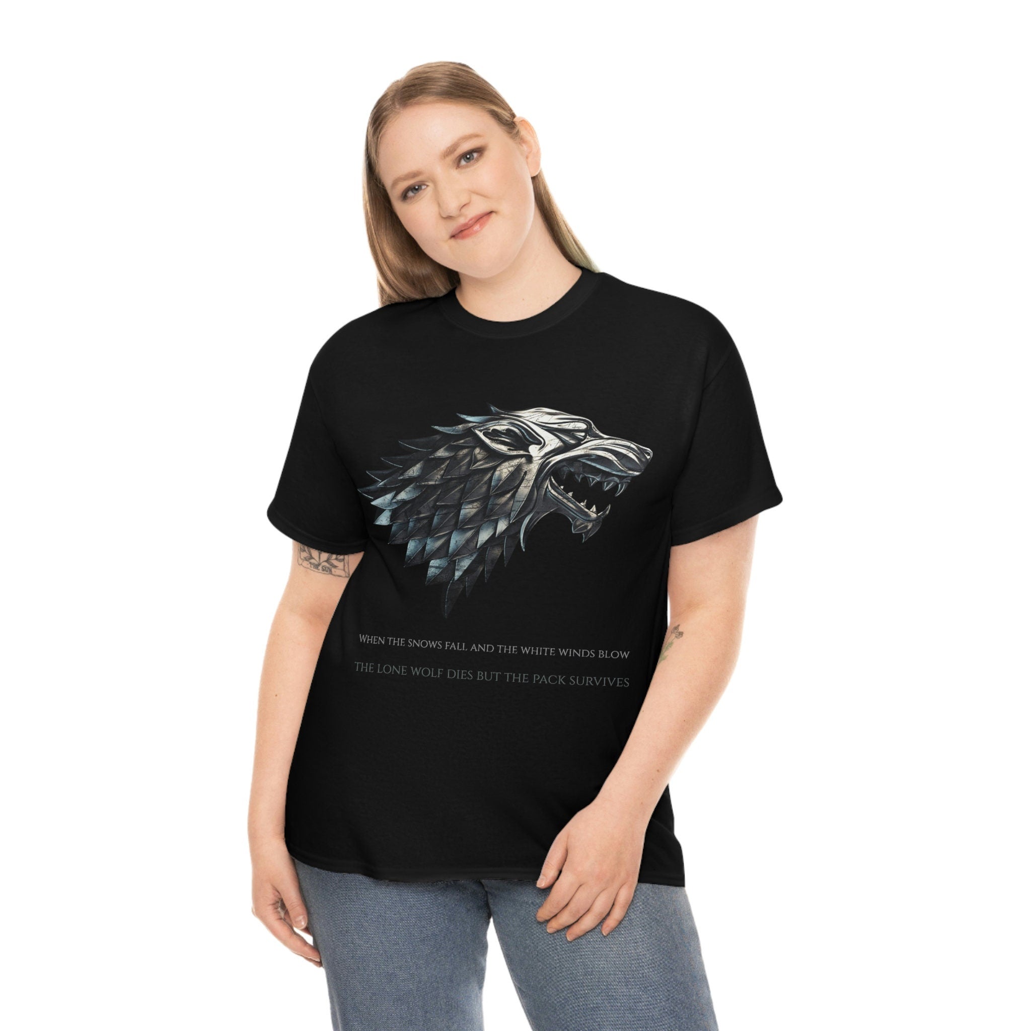 House Stark Game of thrones inspired Unisex Heavy Cotton Tee