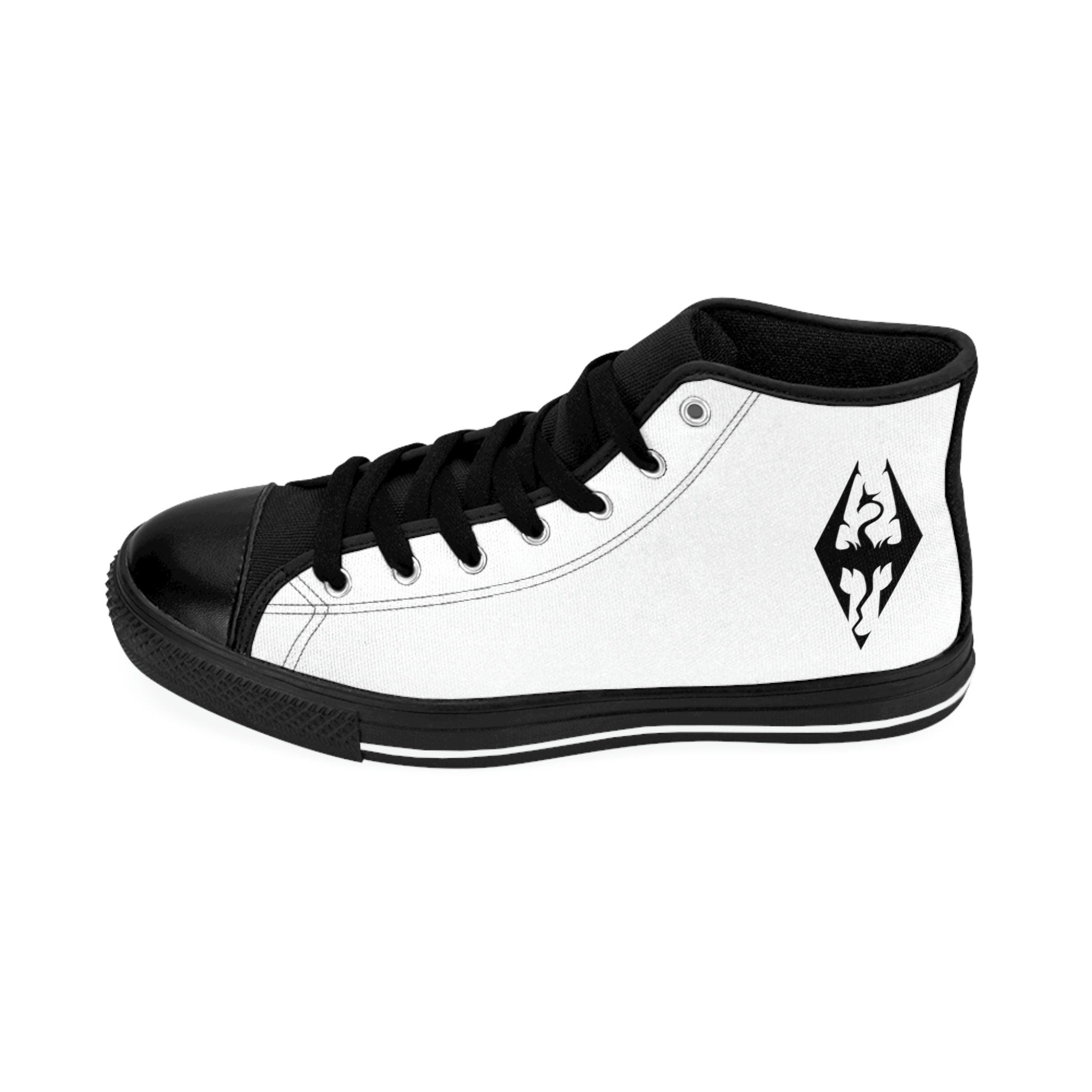 Dragonborn Women's Classic Sneakers (White)