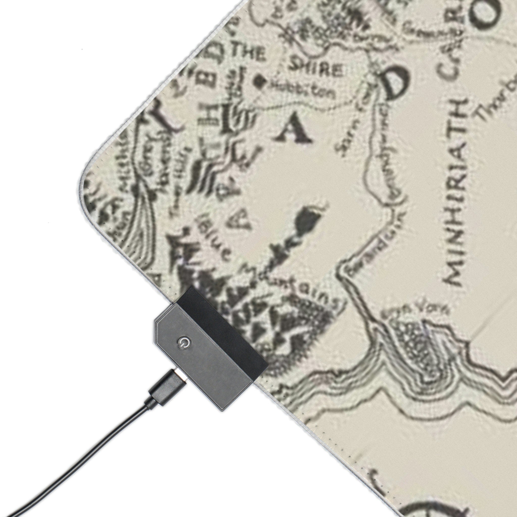 Lord of the rings inspired Middle Earth LED Gaming Mouse Pad