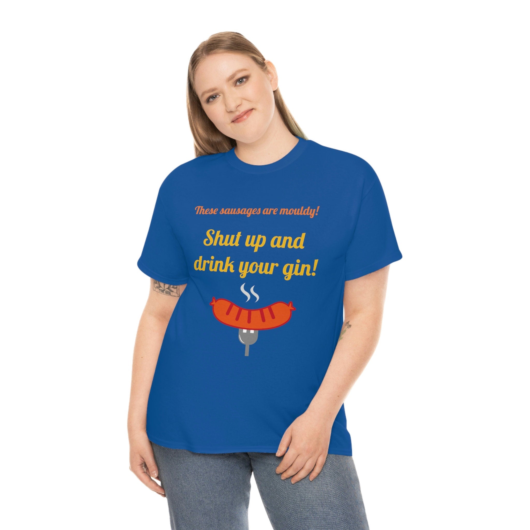 Oliver Twist 'These sausages are mouldy' Funny Unisex Heavy Cotton Tee