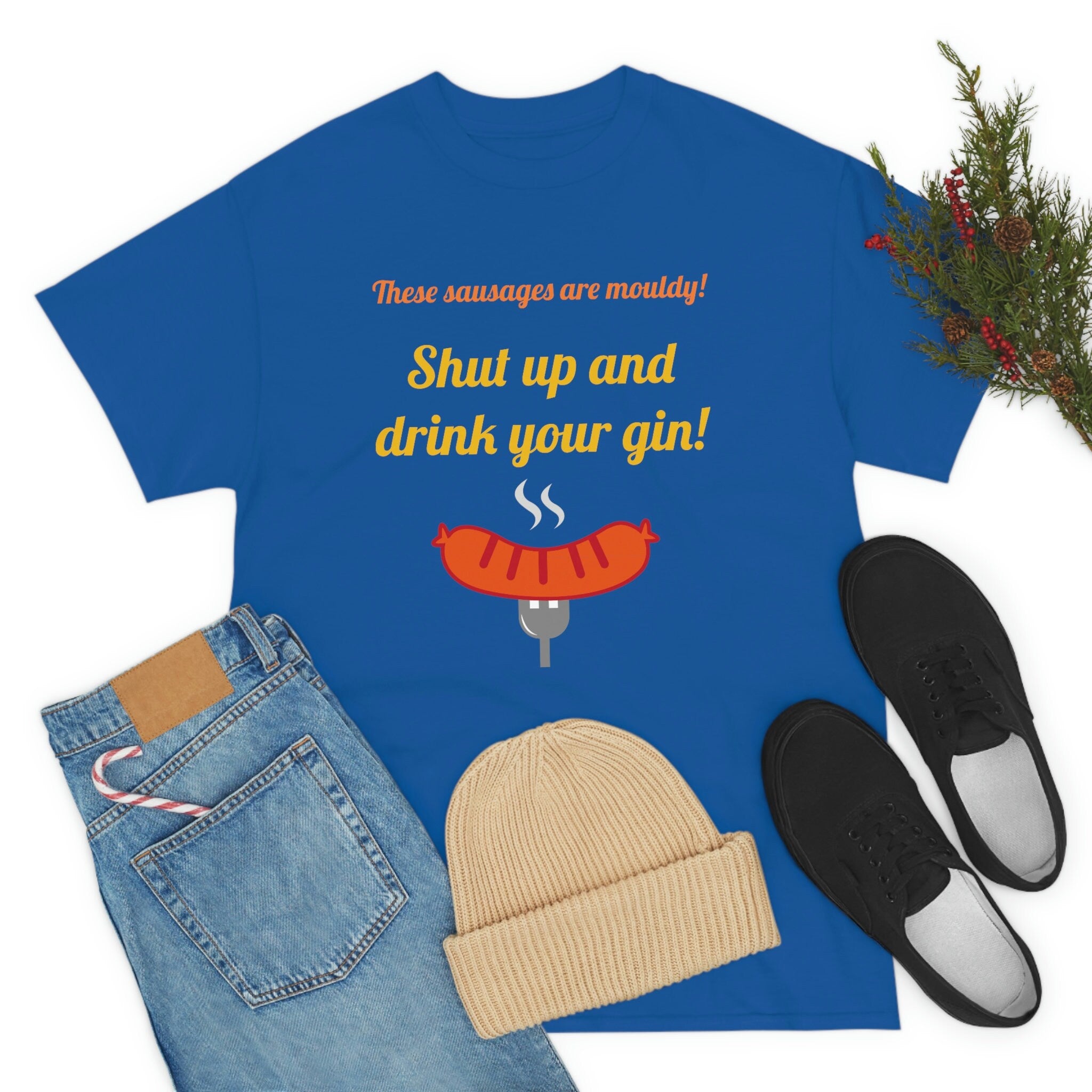 Oliver Twist 'These sausages are mouldy' Funny Unisex Heavy Cotton Tee
