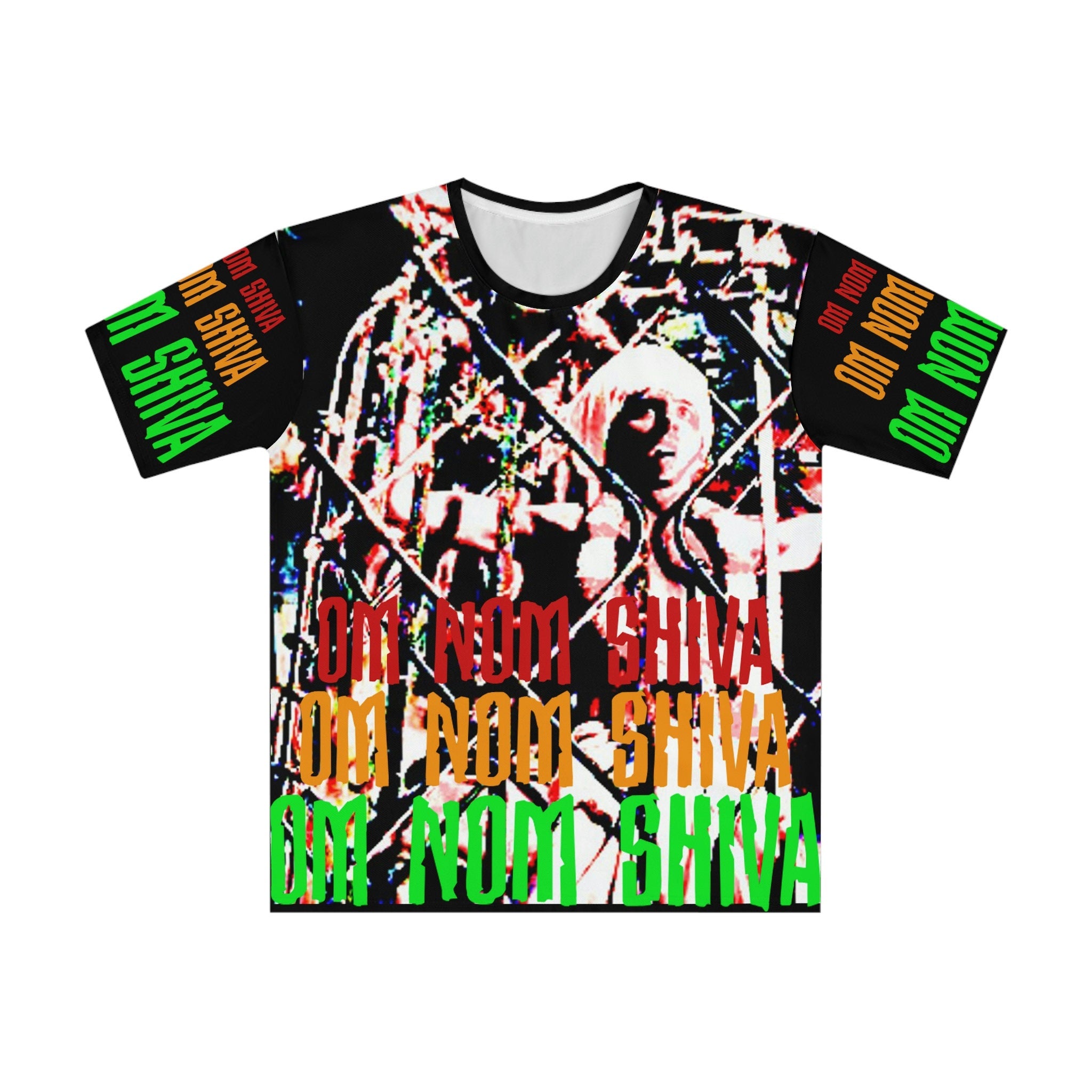 Temple of Doom 'Om Nom Shiva' Indiana Jones inspired funny Men's Loose T-shirt