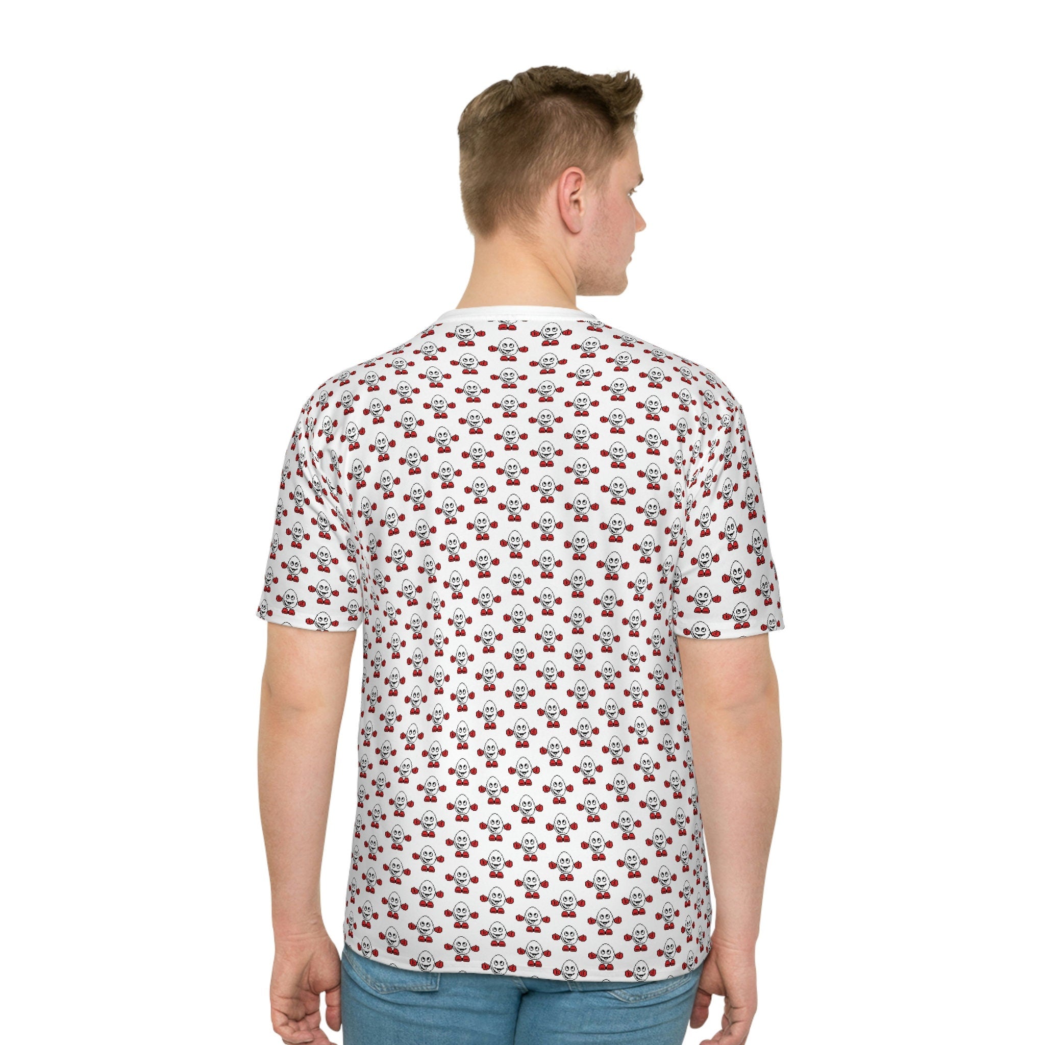 Dizzy Egg pattern Men's Loose T-shirt