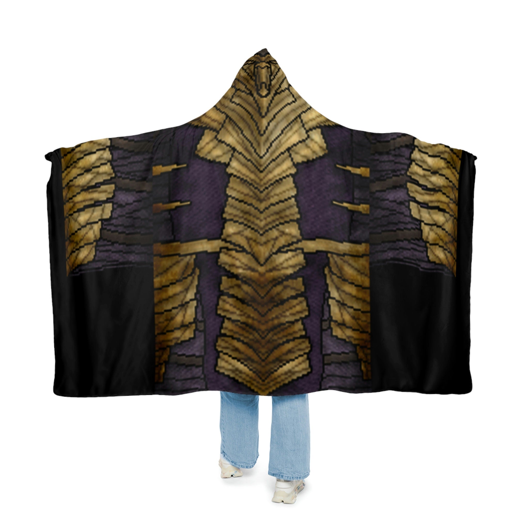 Dragonborn inspired Dragon priest robe Snuggle Blanket