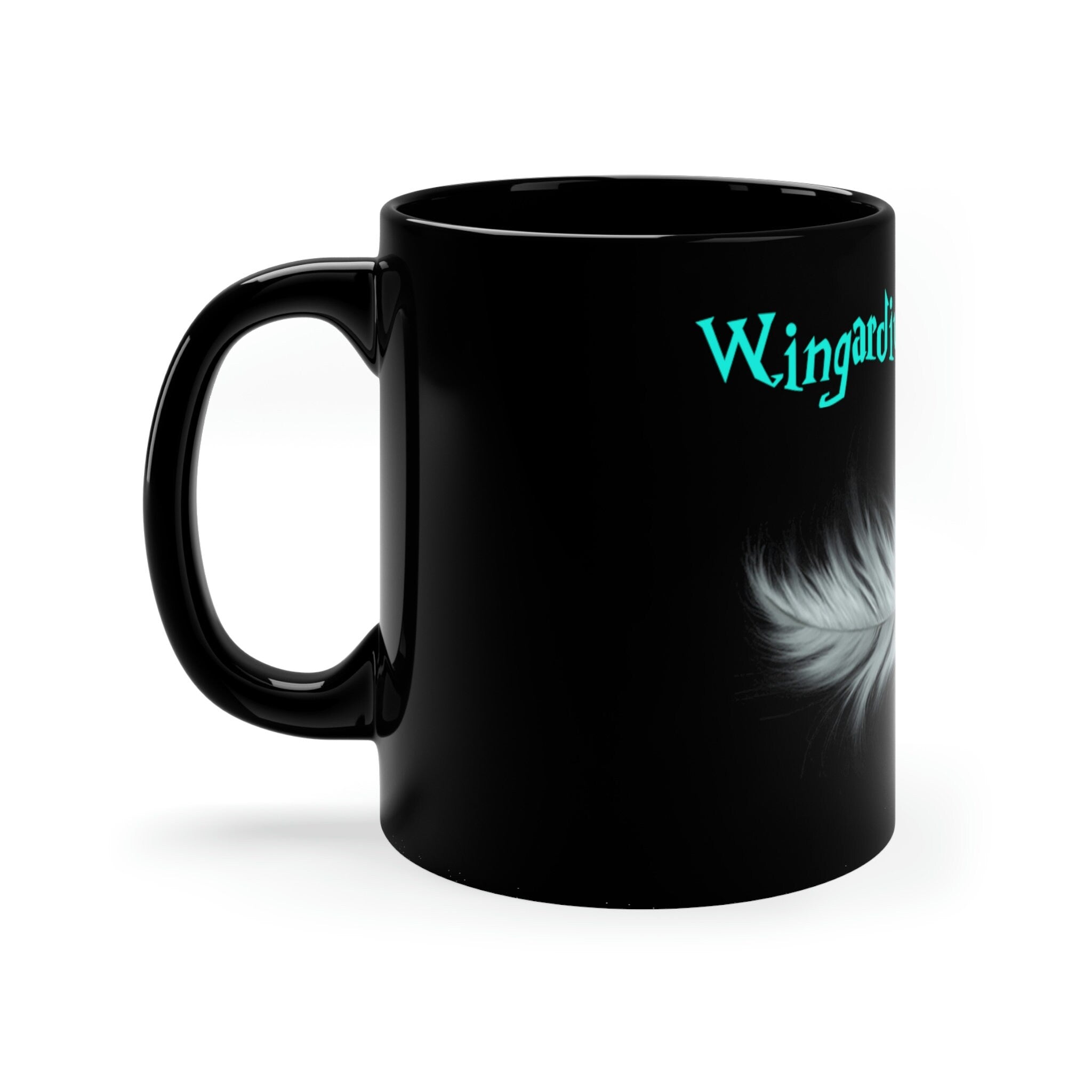 Harry Potter inspired 'Wingardium Leviosa' 11oz Black Mug