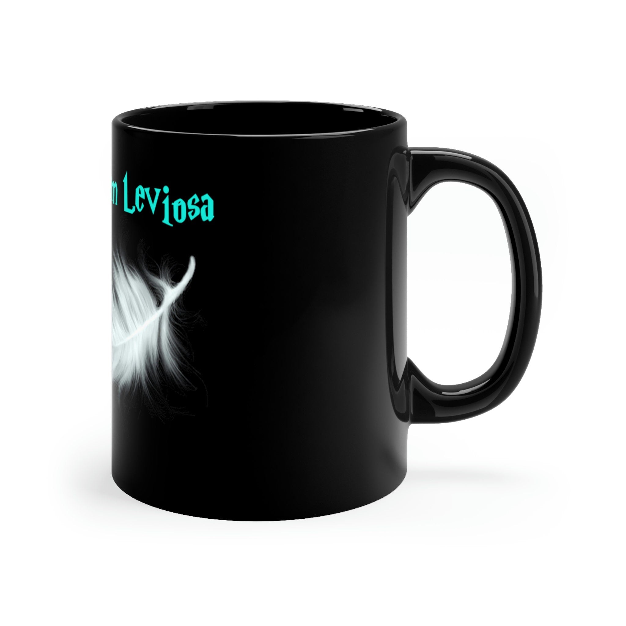 Harry Potter inspired 'Wingardium Leviosa' 11oz Black Mug