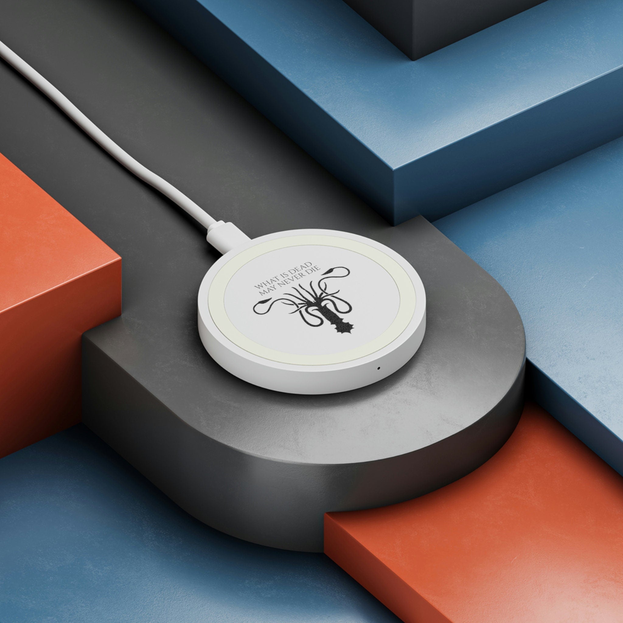 Game of Thrones inspired House Greyjoy 'What is dead may never die' Quake Wireless Charging Pad