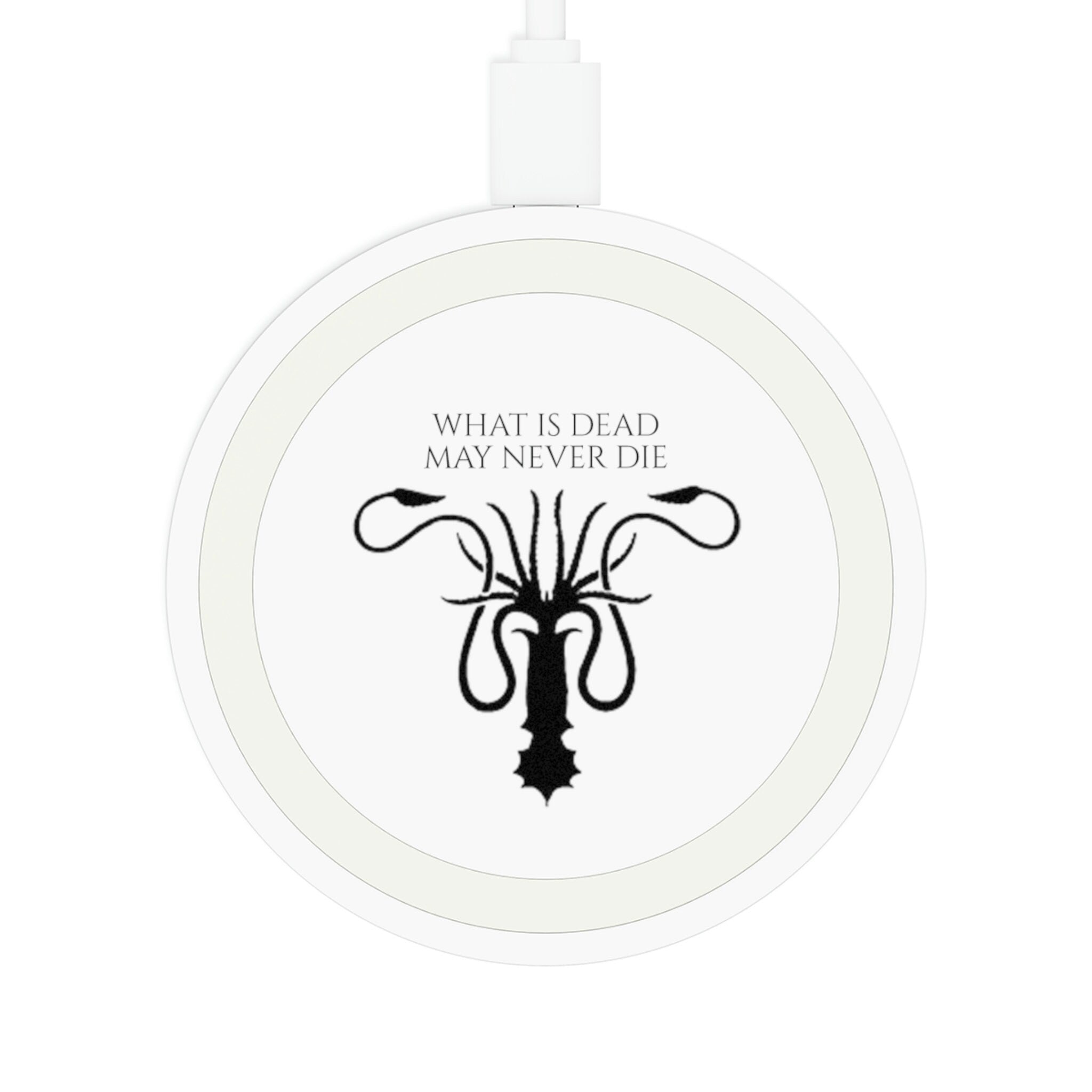 Game of Thrones inspired House Greyjoy 'What is dead may never die' Quake Wireless Charging Pad