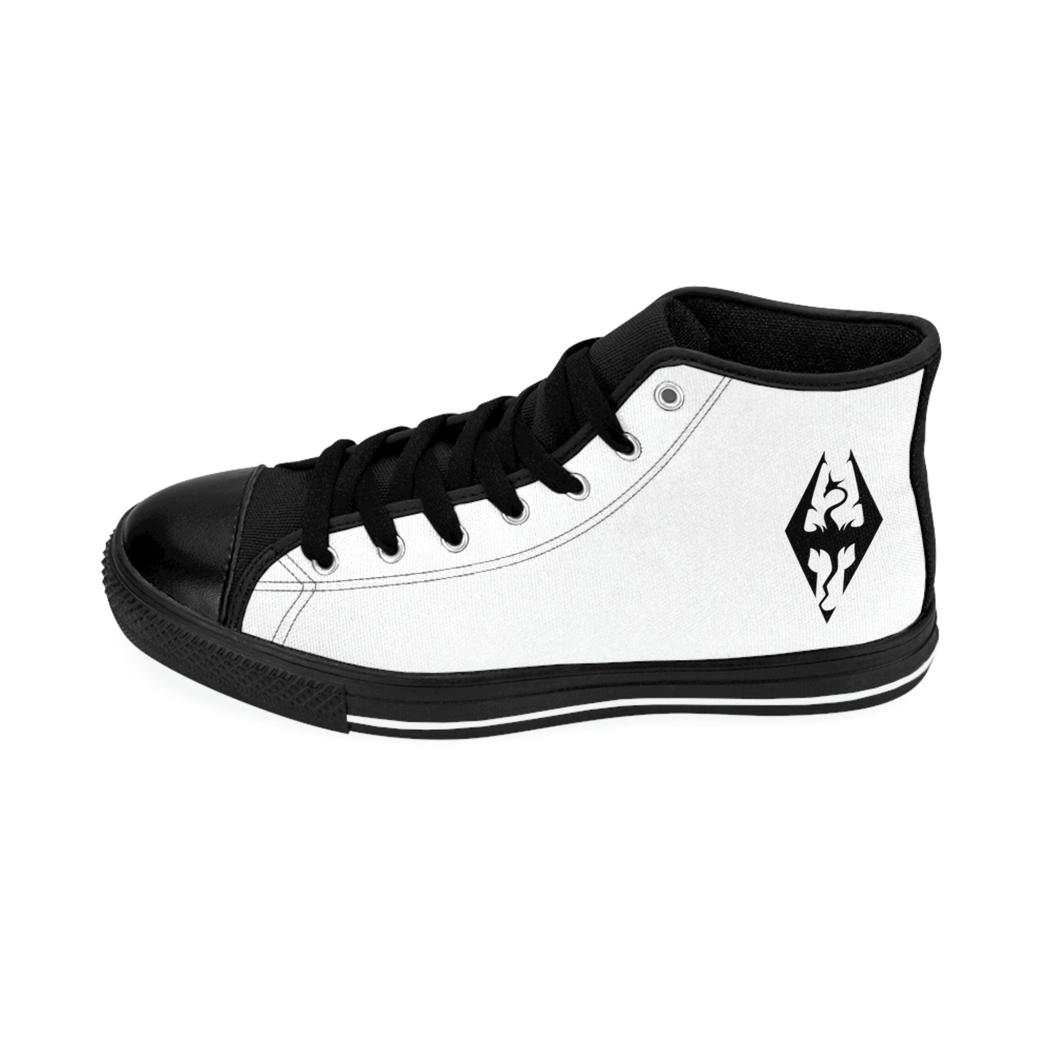 Dragonborn Men's Classic Sneakers (White)