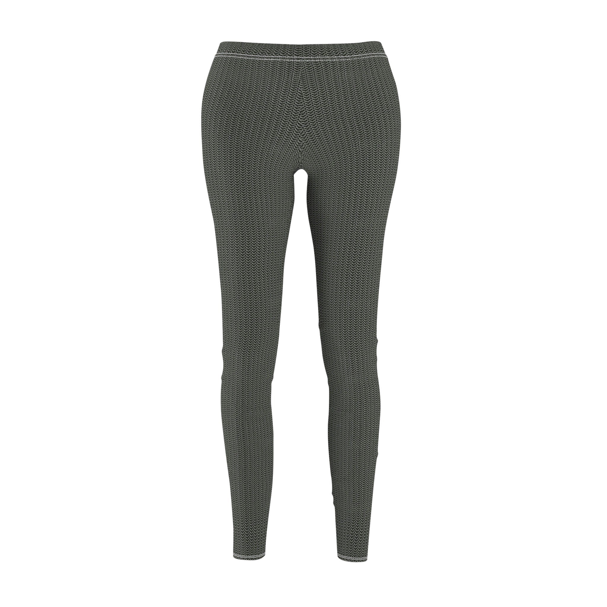 Fabled Fashion Chainmail effect Women's Cut & Sew Casual Leggings (AOP)