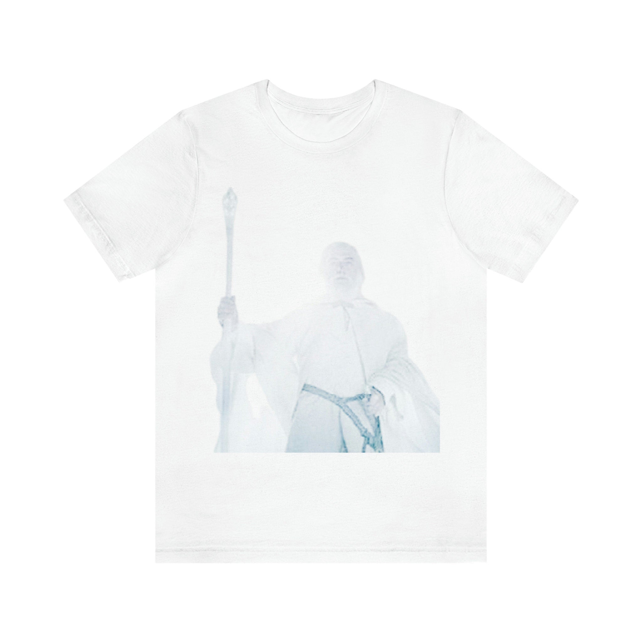 Gandalf the white Lord of the Rings inspired Unisex Jersey Short Sleeve Tee