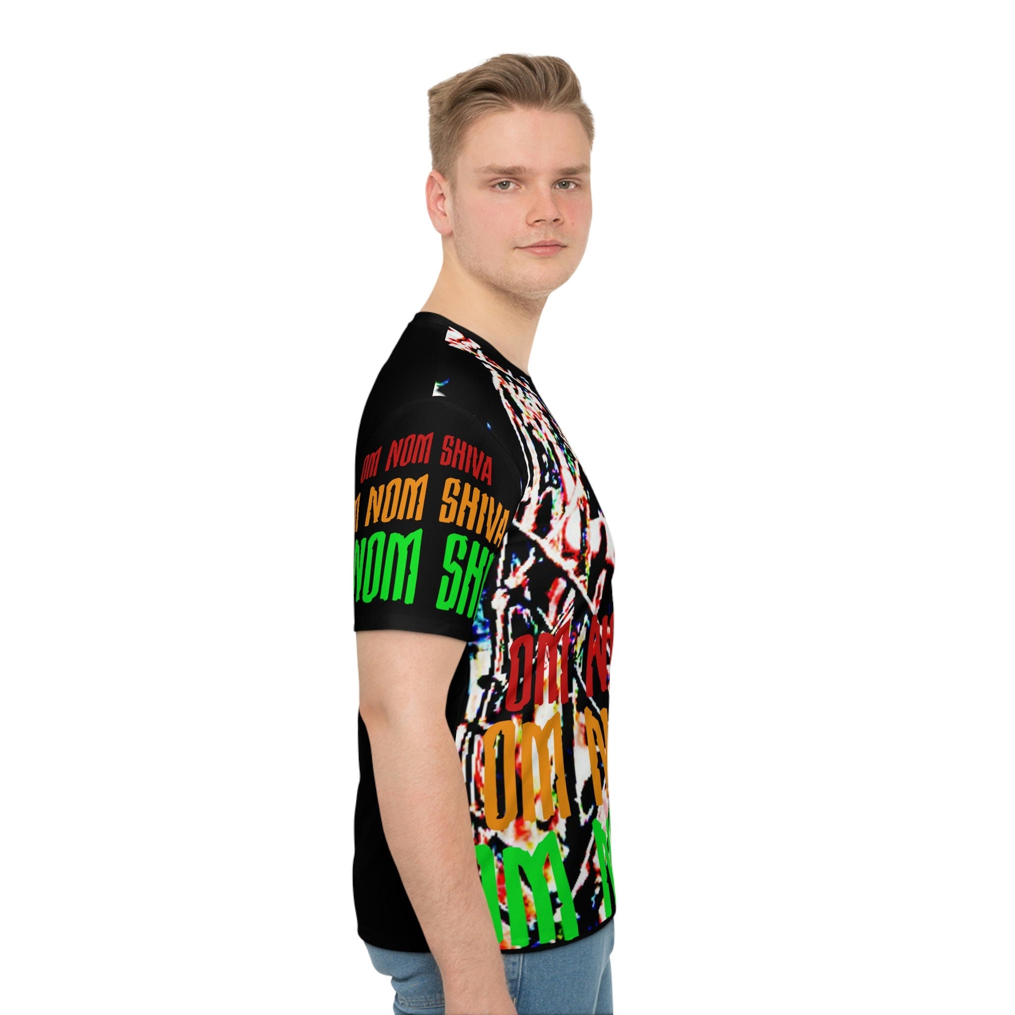 Temple of Doom 'Om Nom Shiva' Indiana Jones inspired funny Men's Loose T-shirt