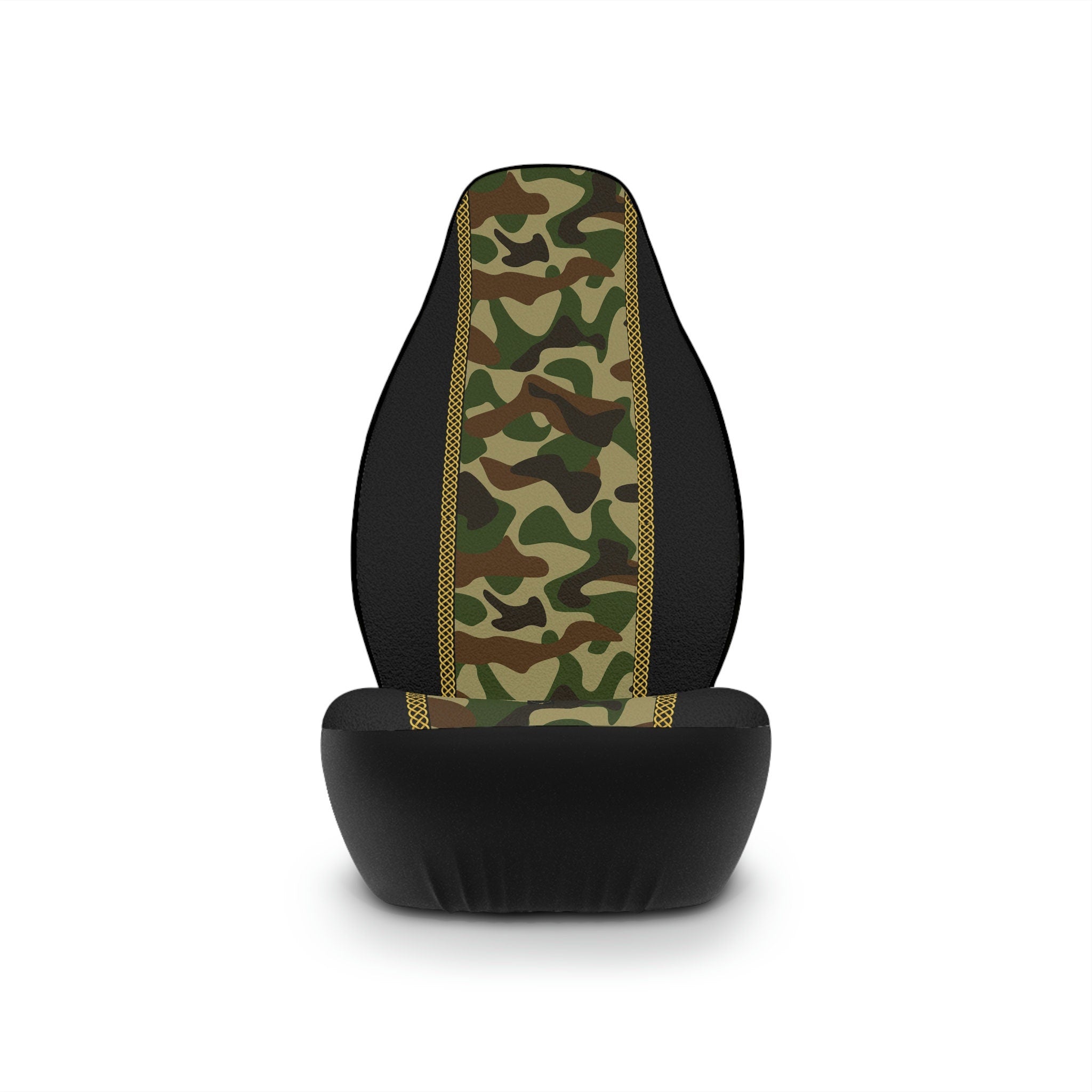 Fabled Fashion Camo print Celtic knot design Car Seat Covers