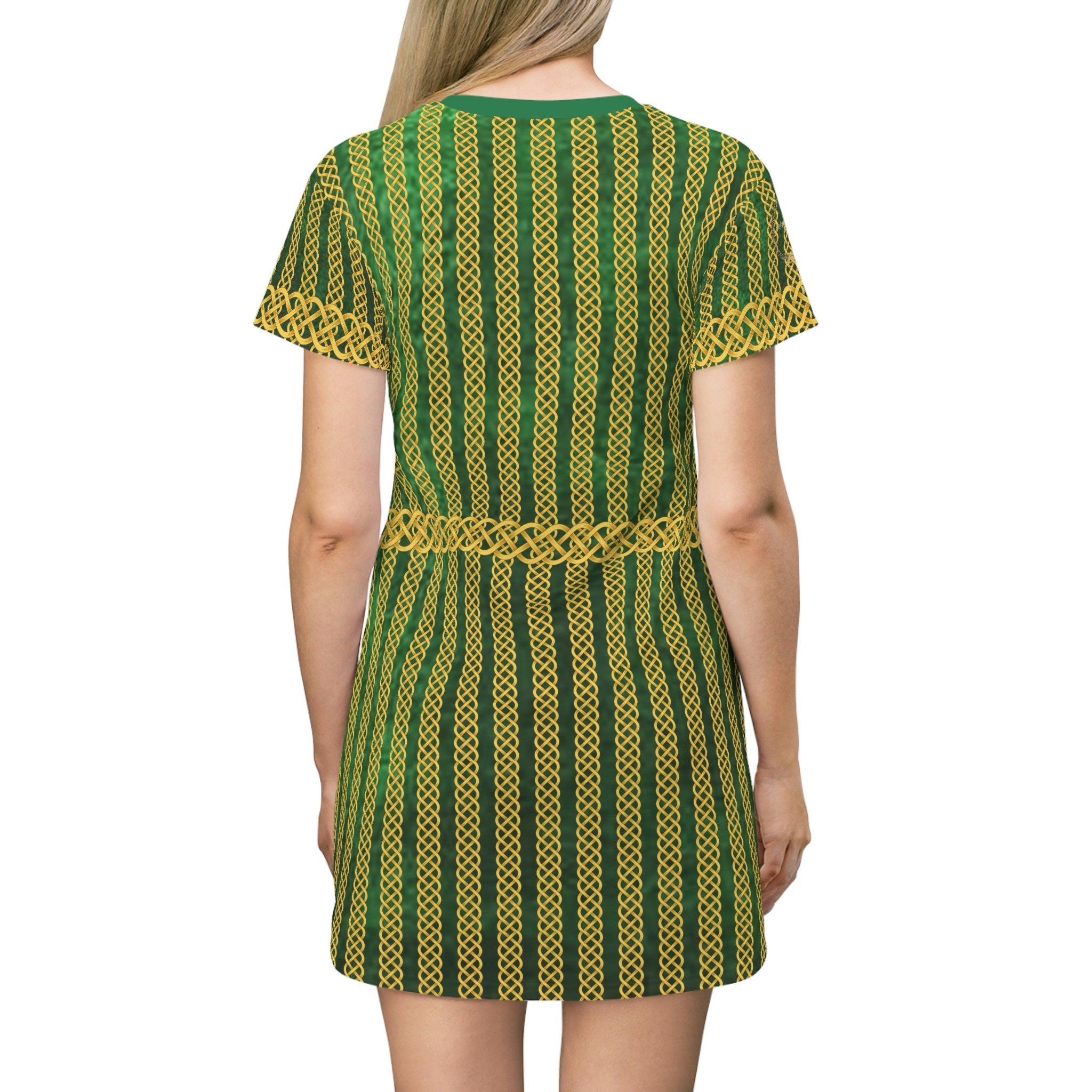 Fabled Fashion Celtic Knot Medieval fashion All Over Print T-Shirt Dress