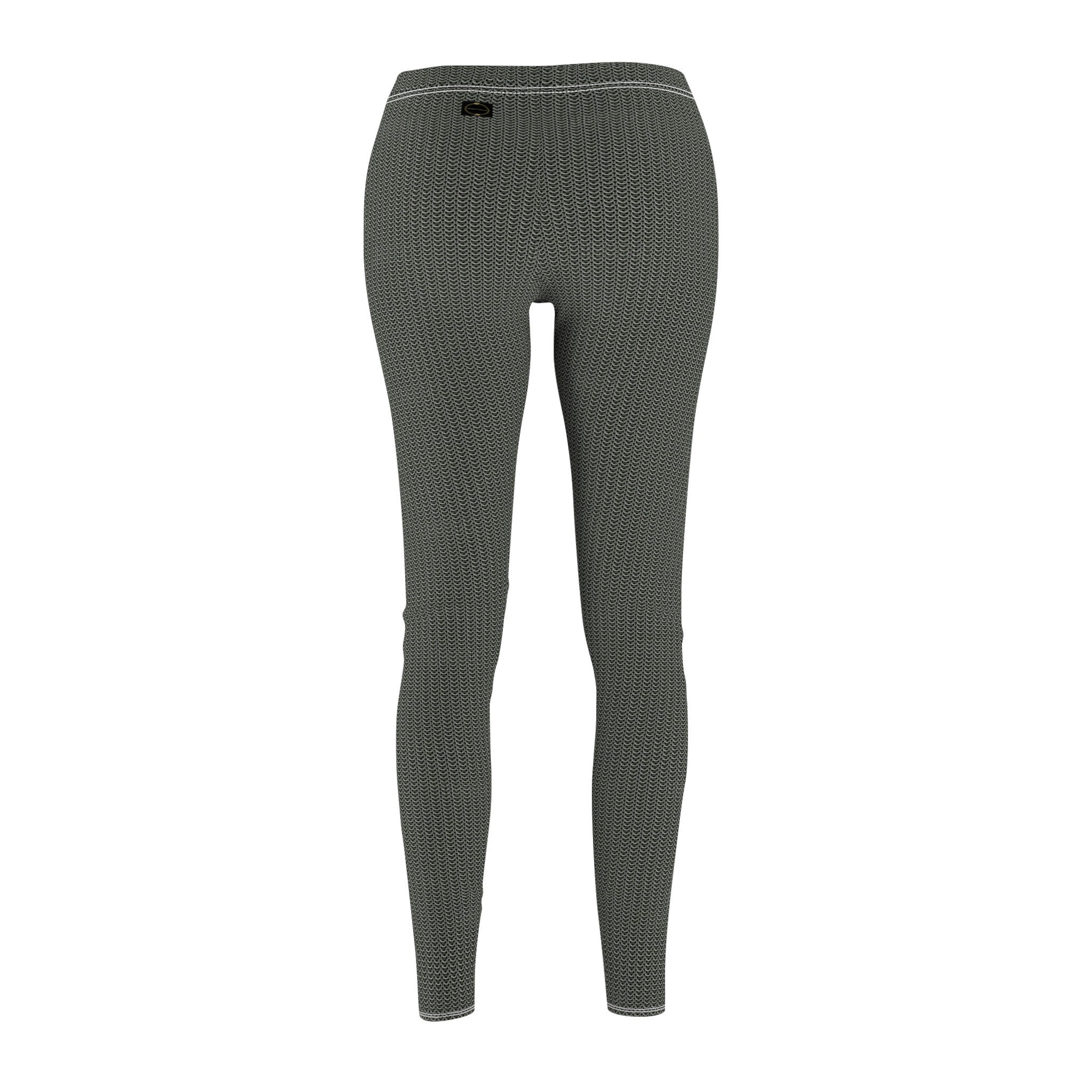 Fabled Fashion Chainmail effect Women's Cut & Sew Casual Leggings (AOP)