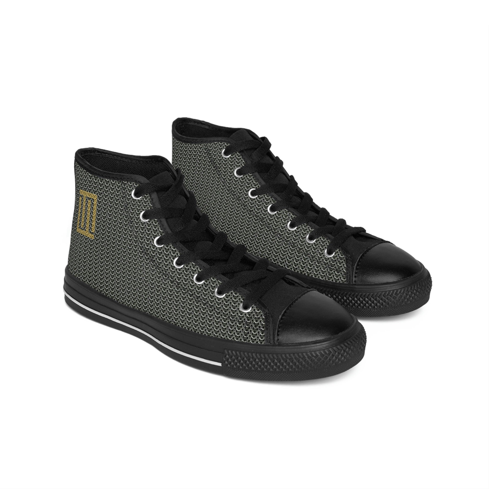 Fabled fashion Chainmail effect Men's Classic Sneakers
