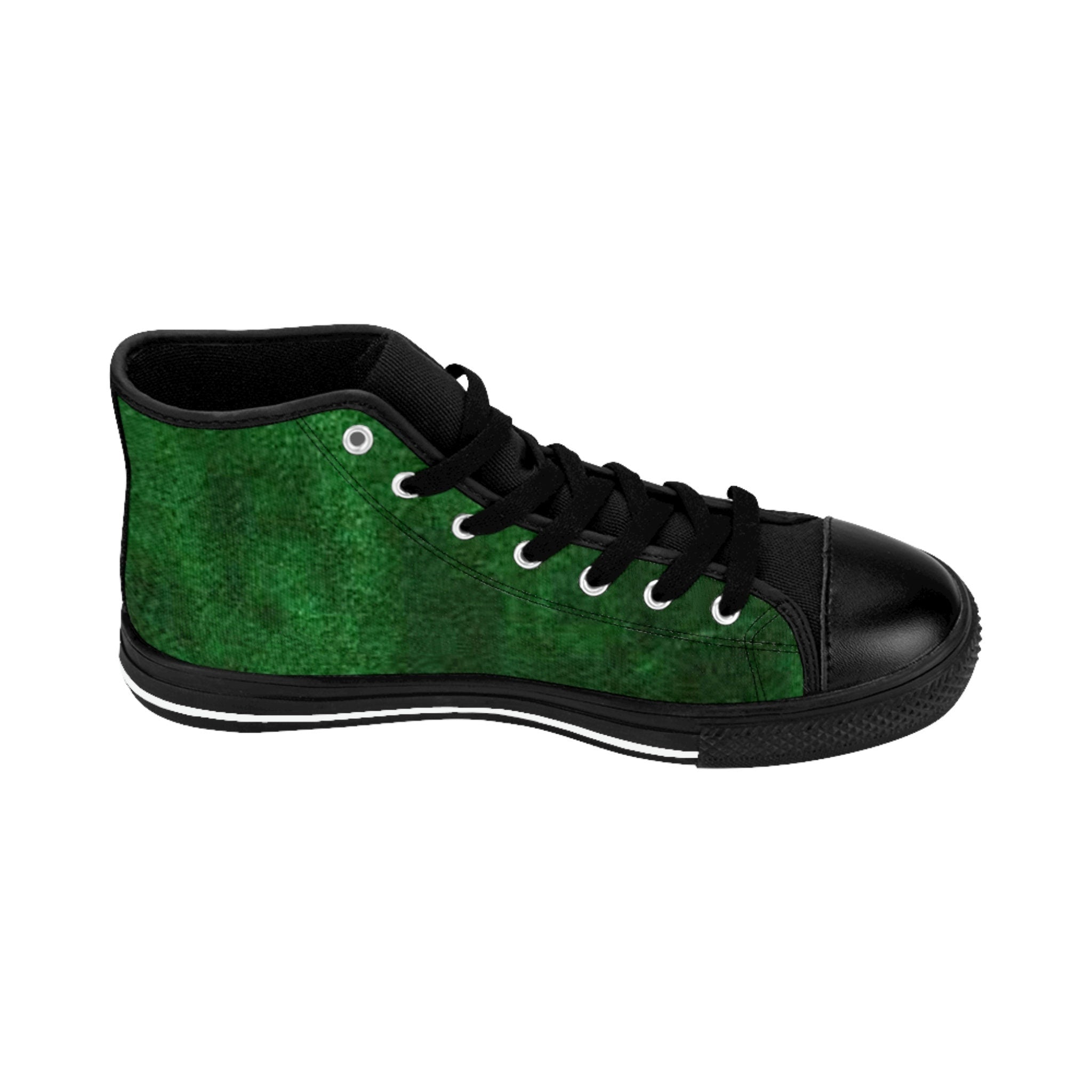 Fabled Fashion Green Velvet Women's Classic Sneakers