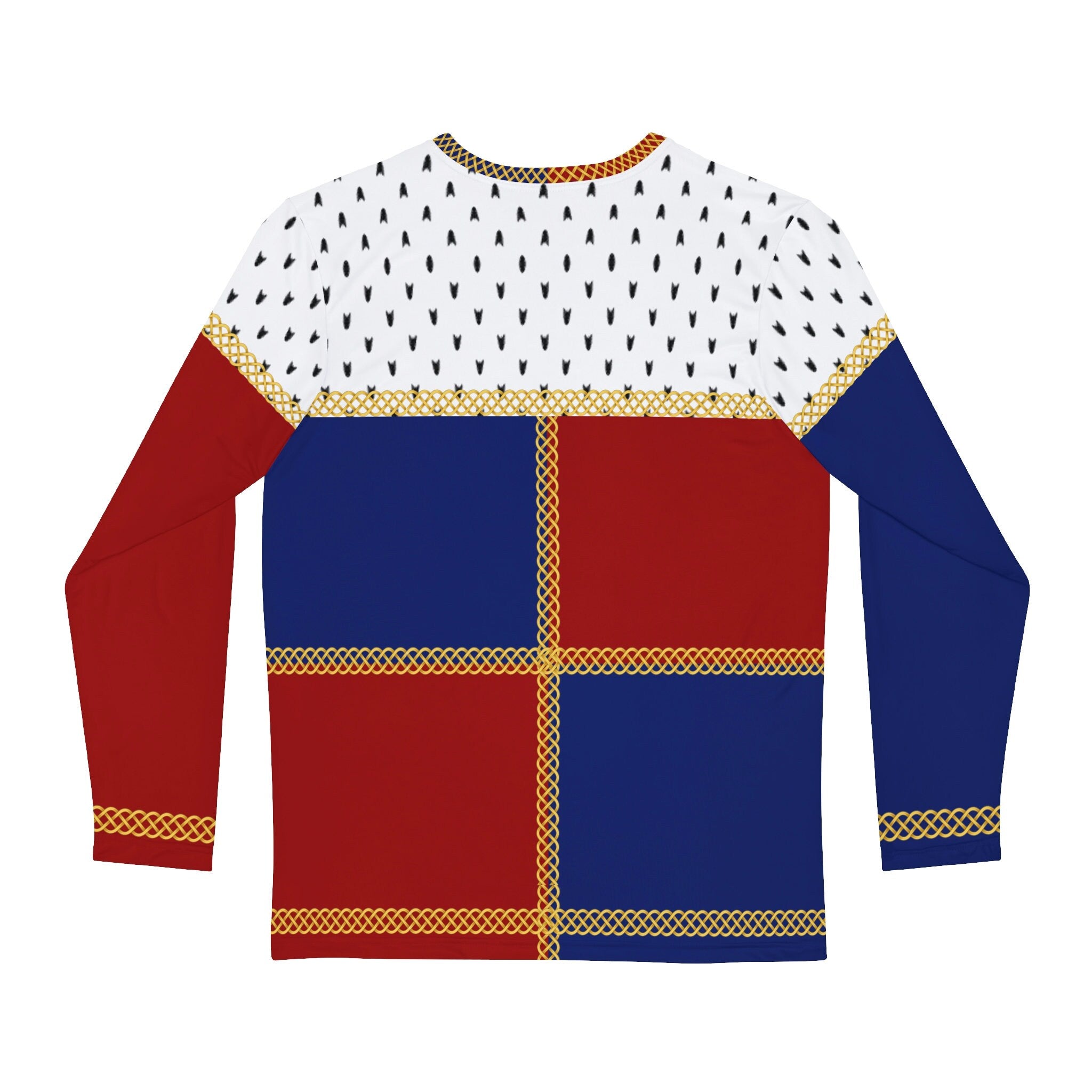 Fabled Fashion Men's Long Sleeve Royal Lionheart AOP Ready to wear Cosplay Shirt