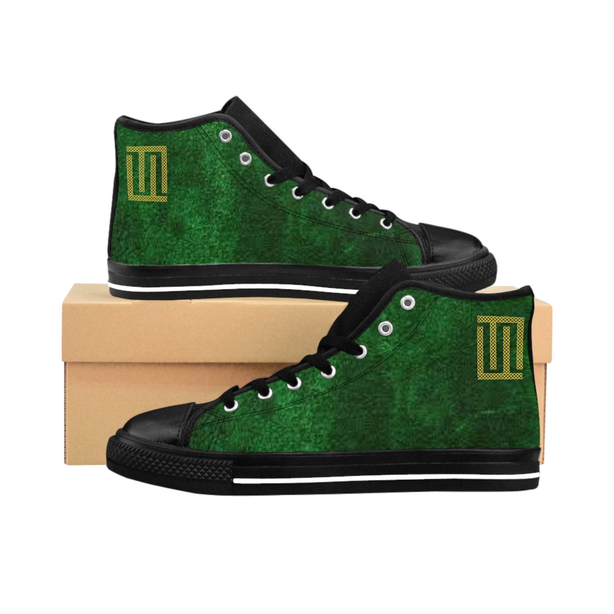Fabled Fashion Green Velvet Women's Classic Sneakers