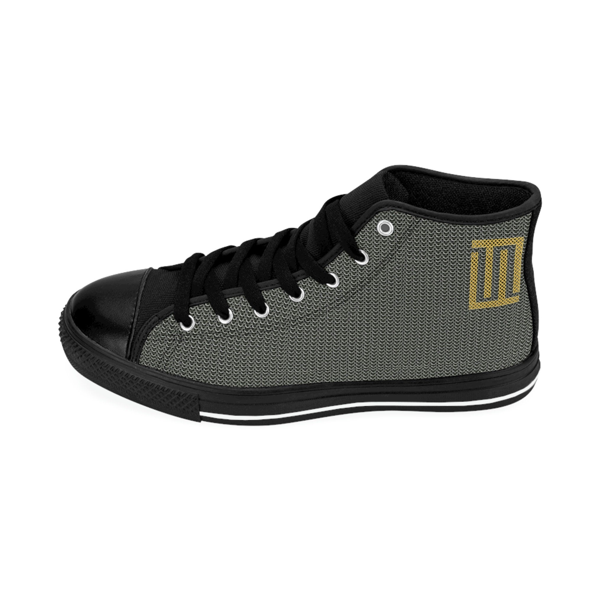 Fabled Fashion Chainmail effect Women's Classic Sneakers