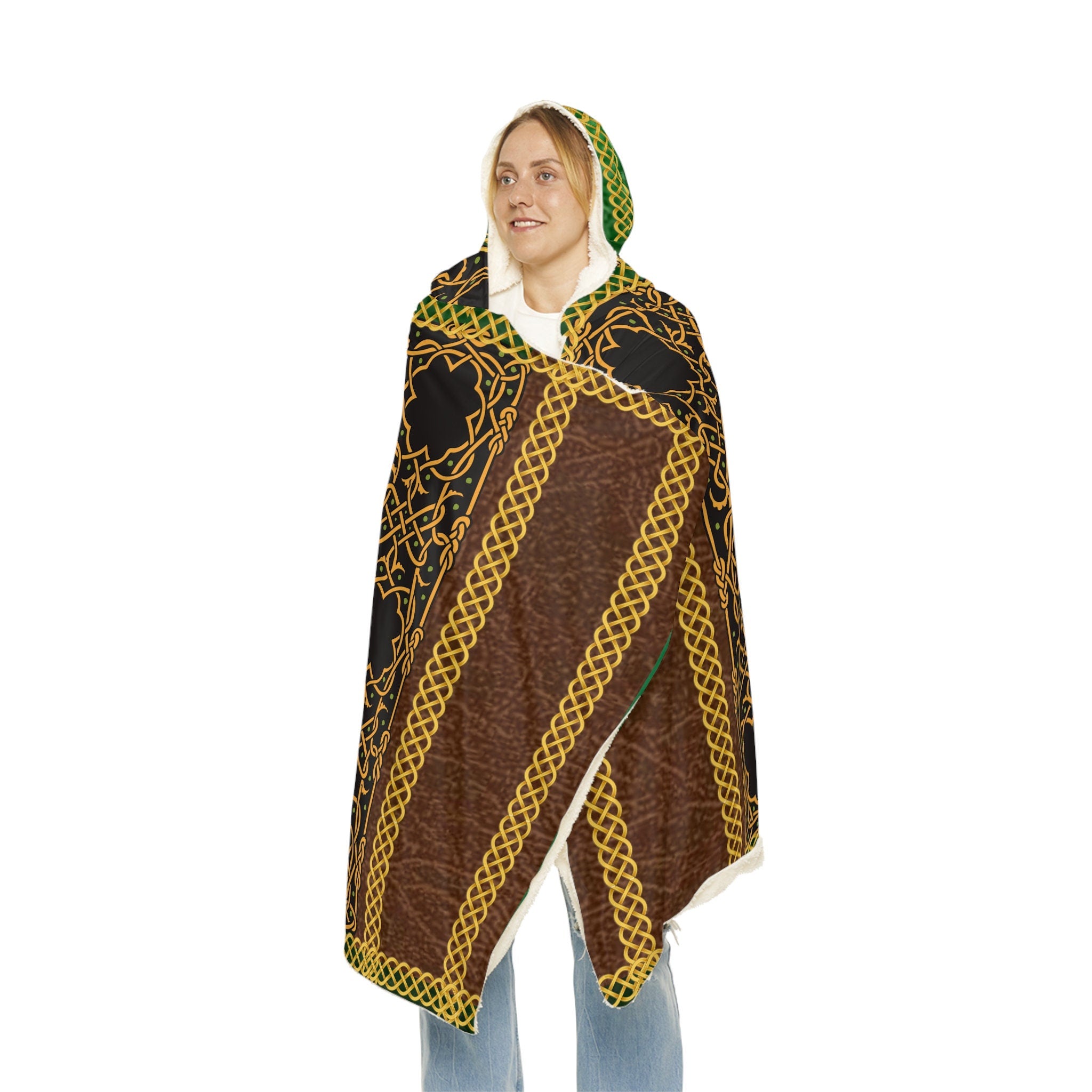 Lord of the Rings Inspired Hobbit shawl Snuggle Blanket