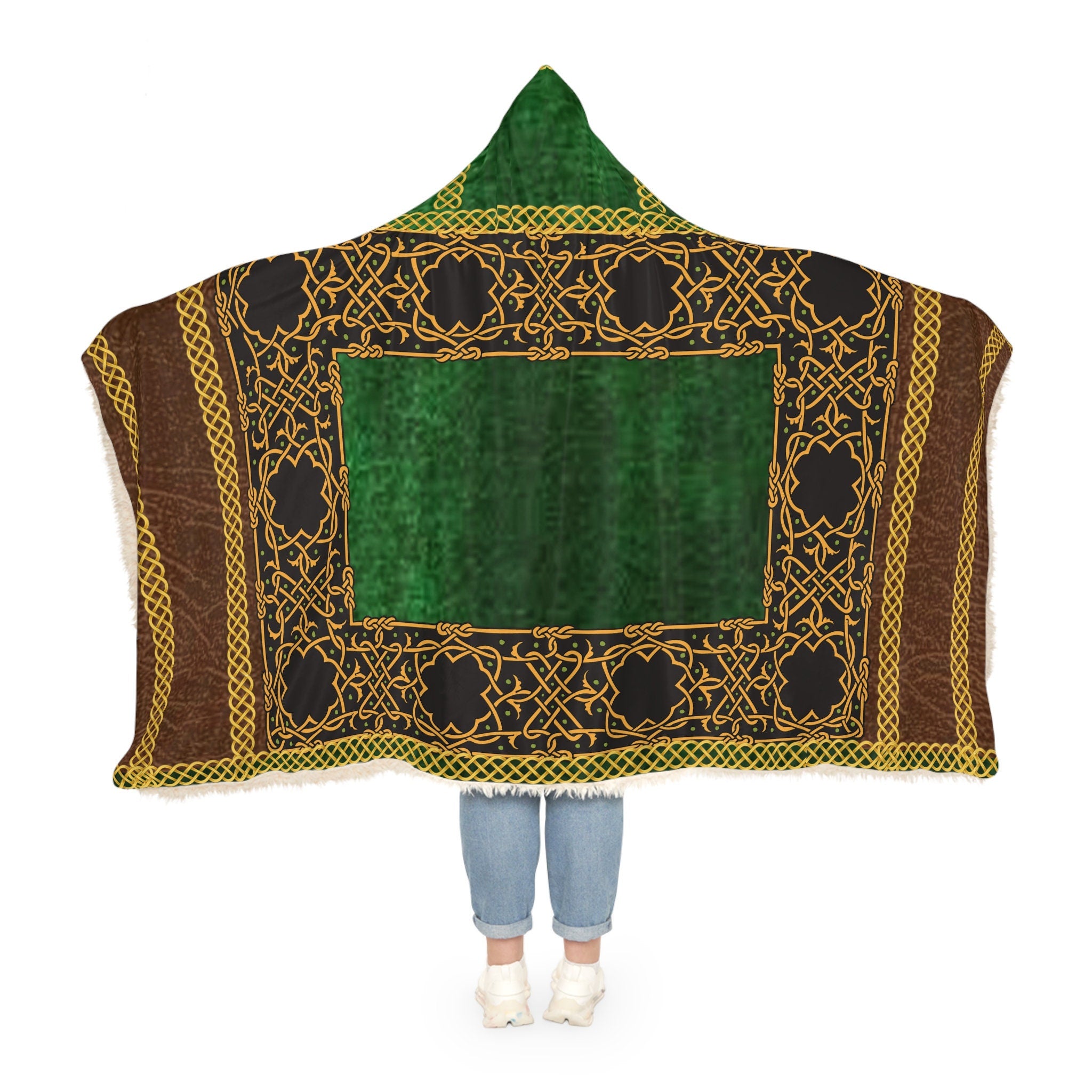Lord of the Rings Inspired Hobbit shawl Snuggle Blanket